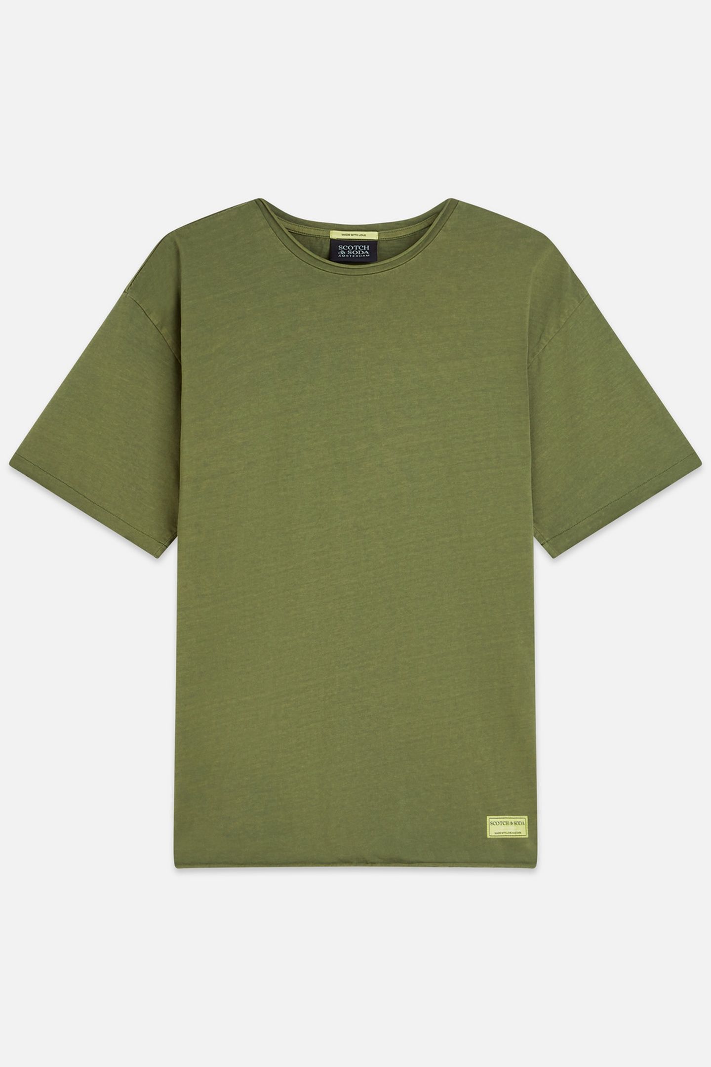 SEASONAL CORE RAWEDGED RELAXEDFIT GARMENTDYED TSHIRT DARK GR 1