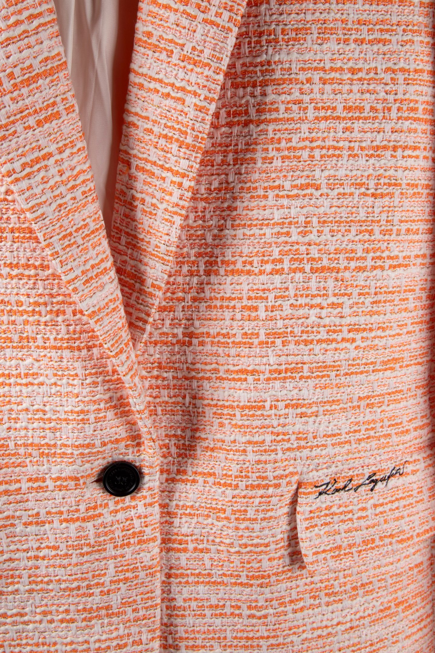 BOUCLÉ BLAZER ORANGE 5