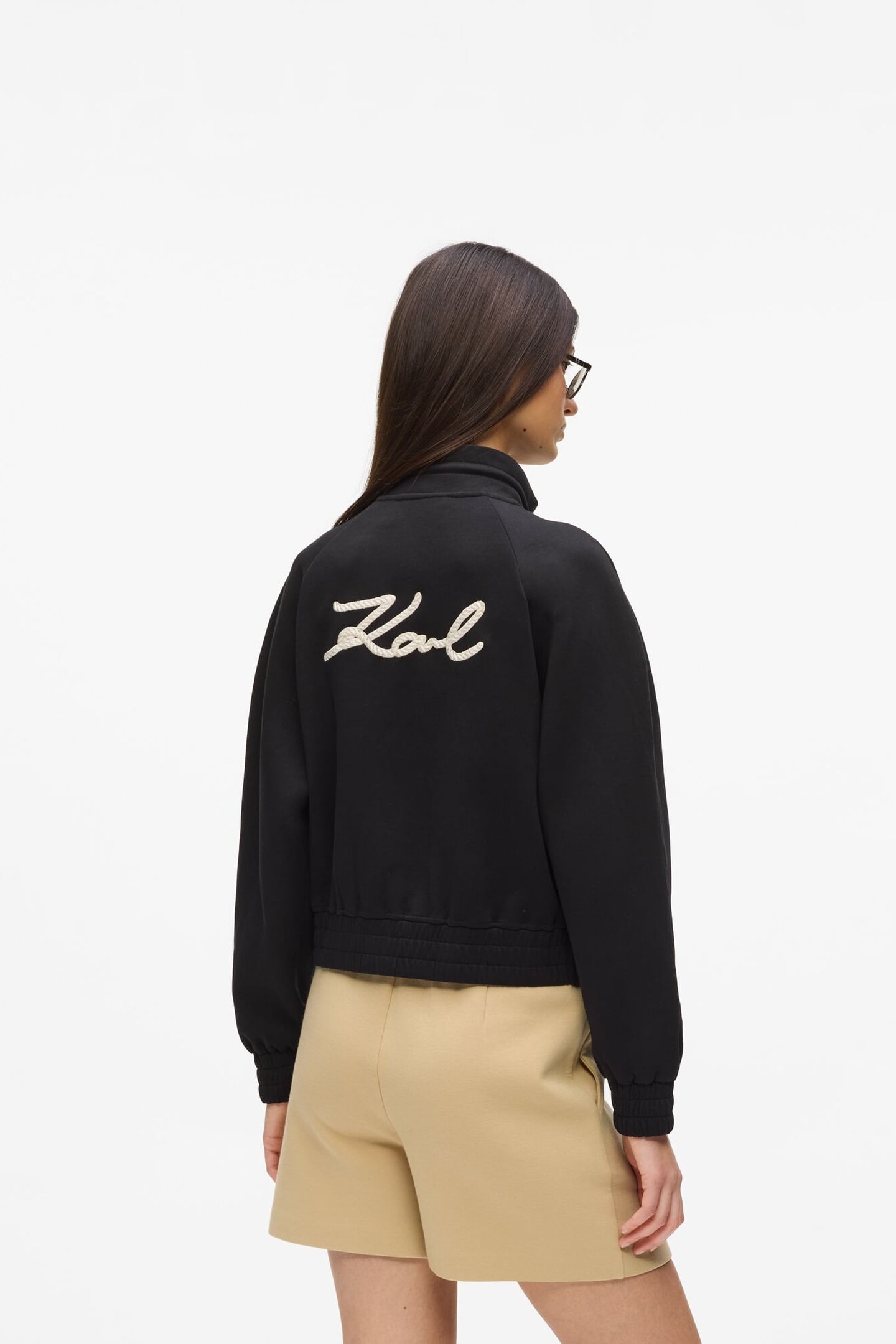 ROPE LOGO ZIP UP BLACK 2