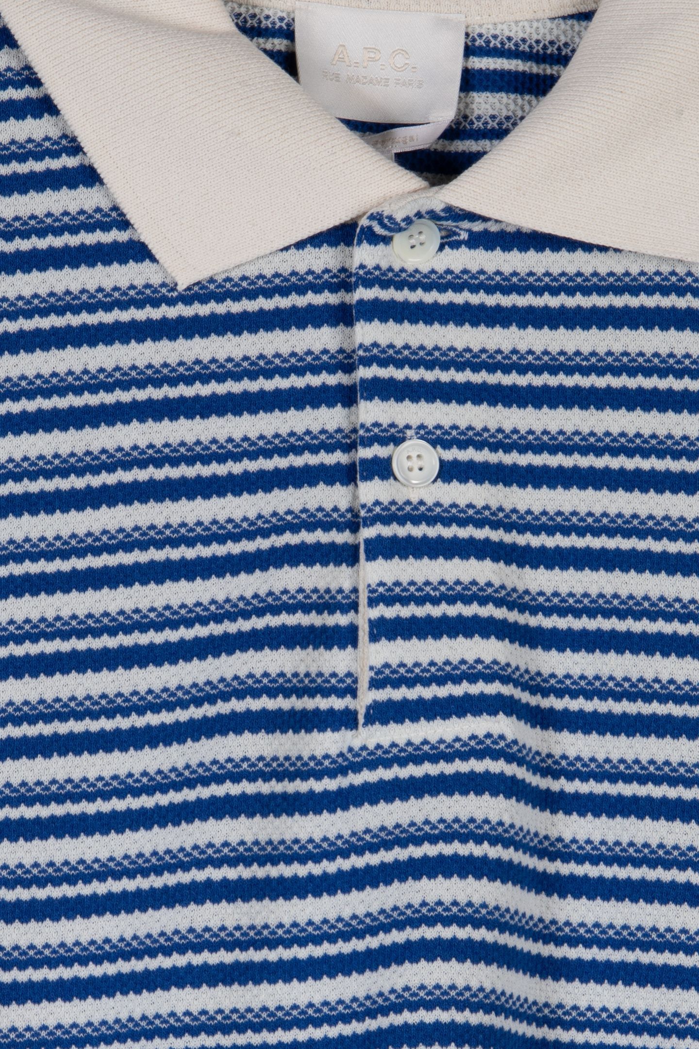 UNISEX POLO RUBEN BLUE/WHITE 6