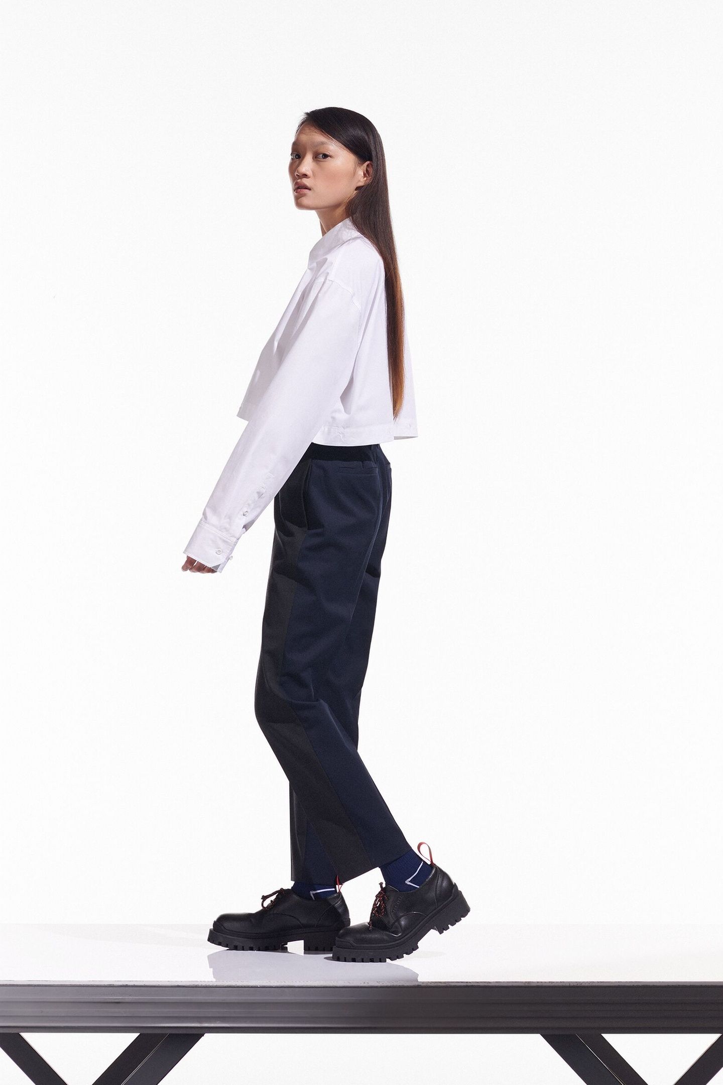 KLXCD TWO-TONE PANTS DARK GREY/NAVY 5