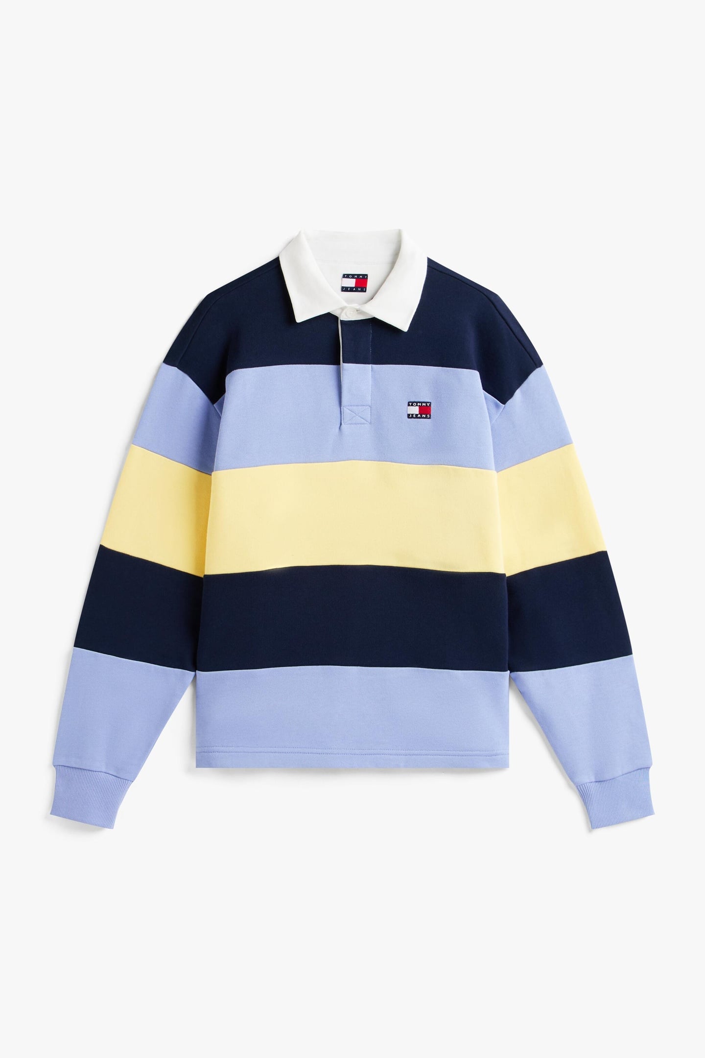 TJM RELAXED BADGE STRIPE D N NAVY/NORDIC IRIS/CITRONELLA 4