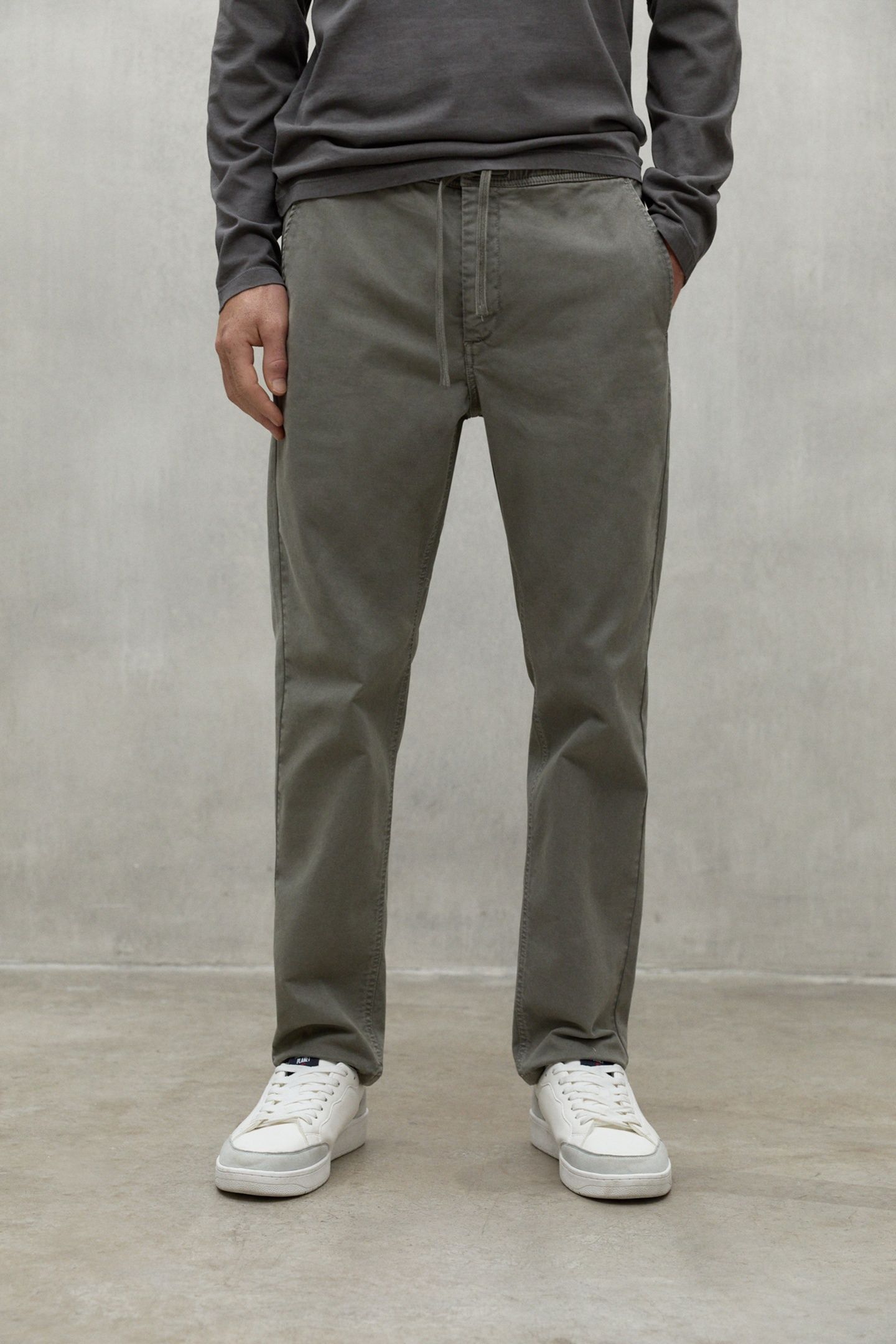 ETHICAALF WINTER PANTS OLIVE 1