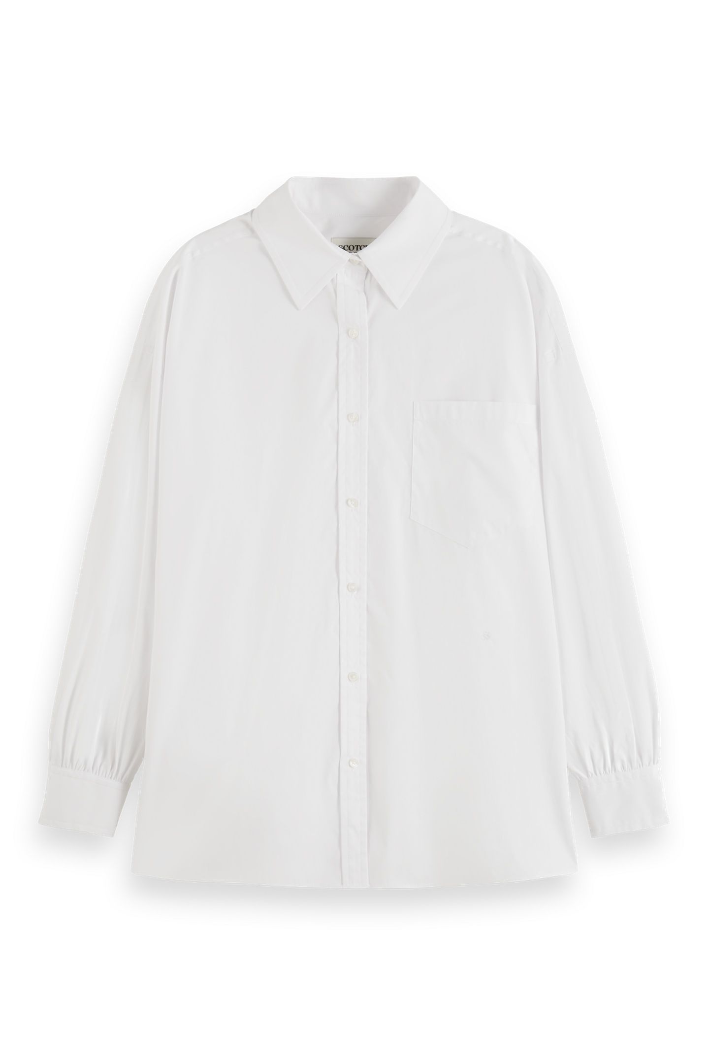 CORE GIRLFRIEND POPLIN SHIRT WHITE/PASTEL 1