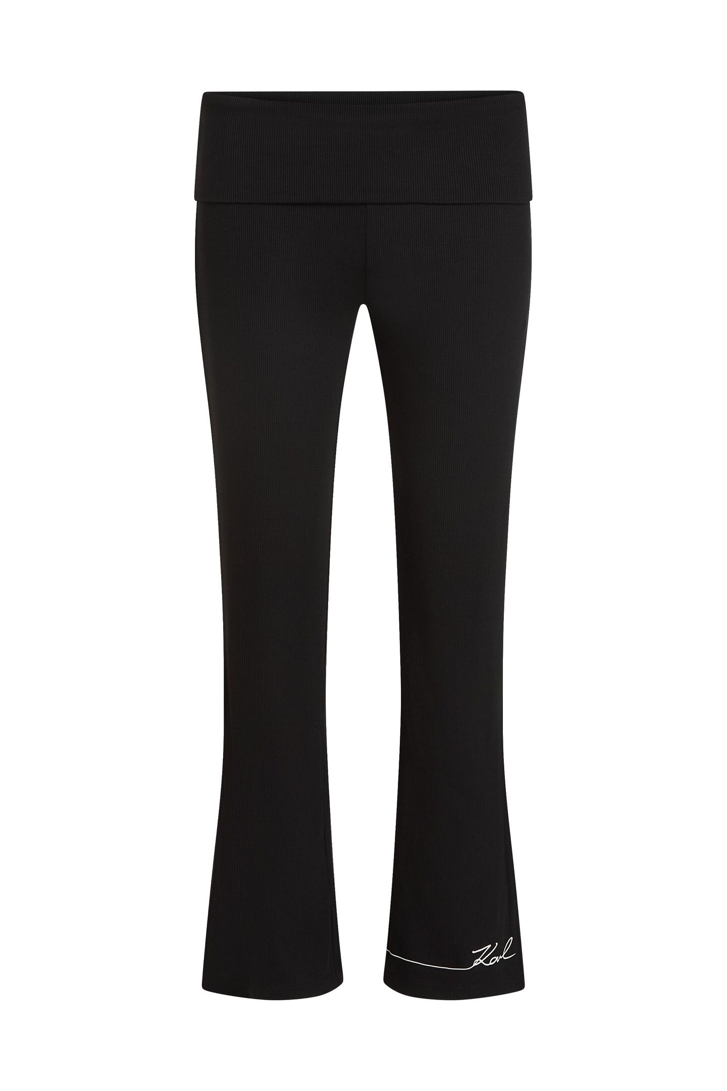 SIGNATURE LOUNGE FLARE PANTS BLACK 4