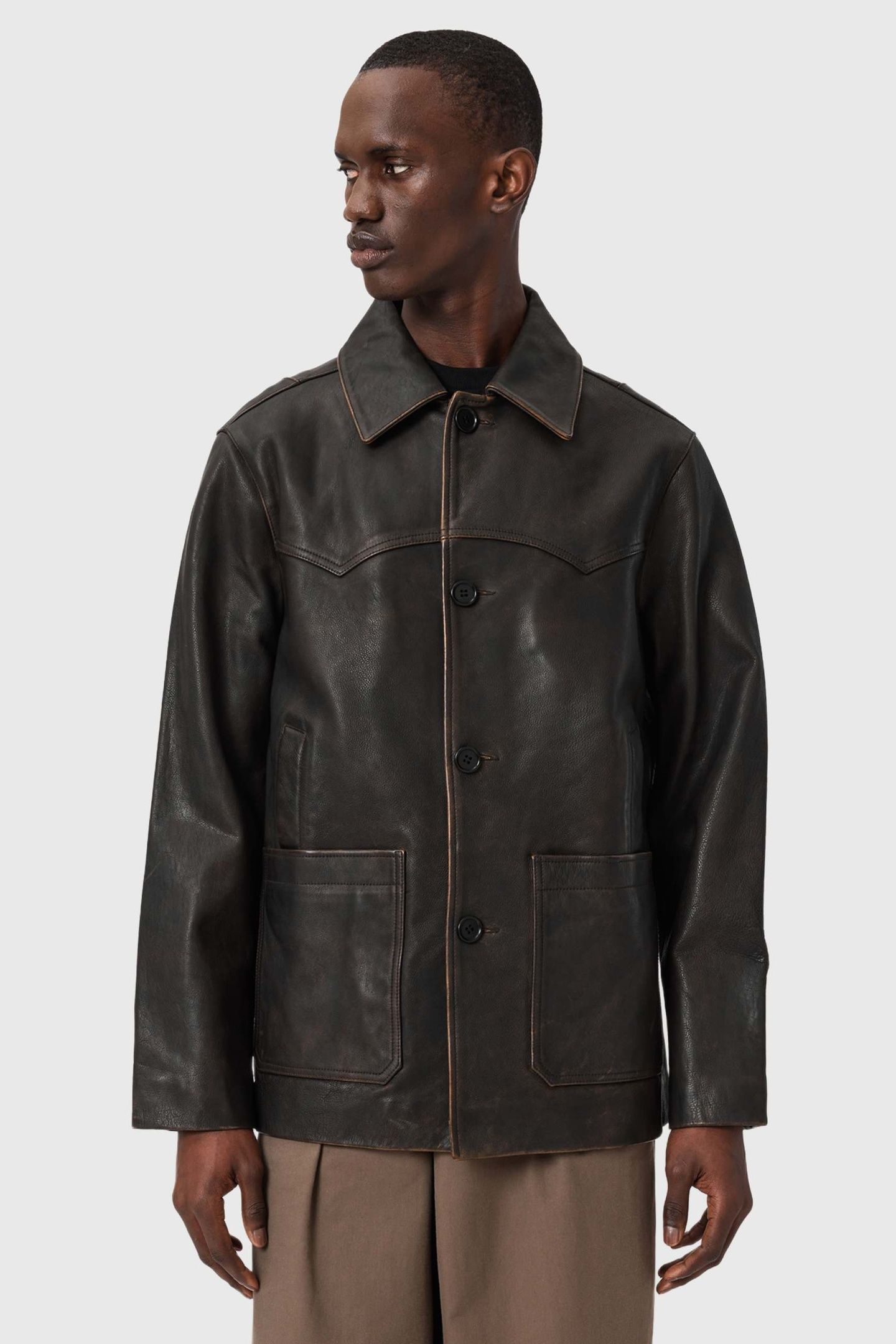 HARTWELL COAT COGNAC BROWN 1