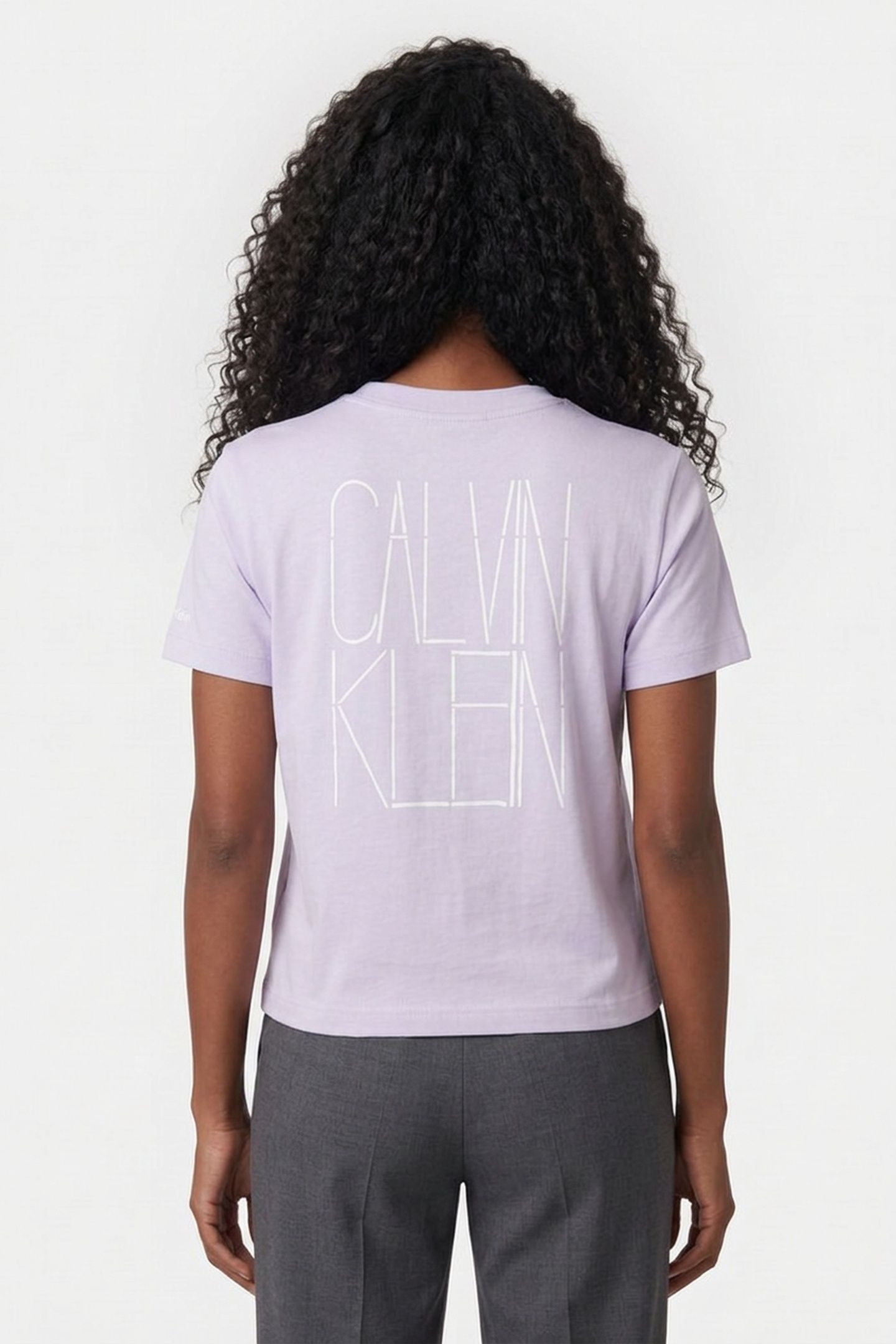 SS CREW BABY TEE LILAC FLOWER 2