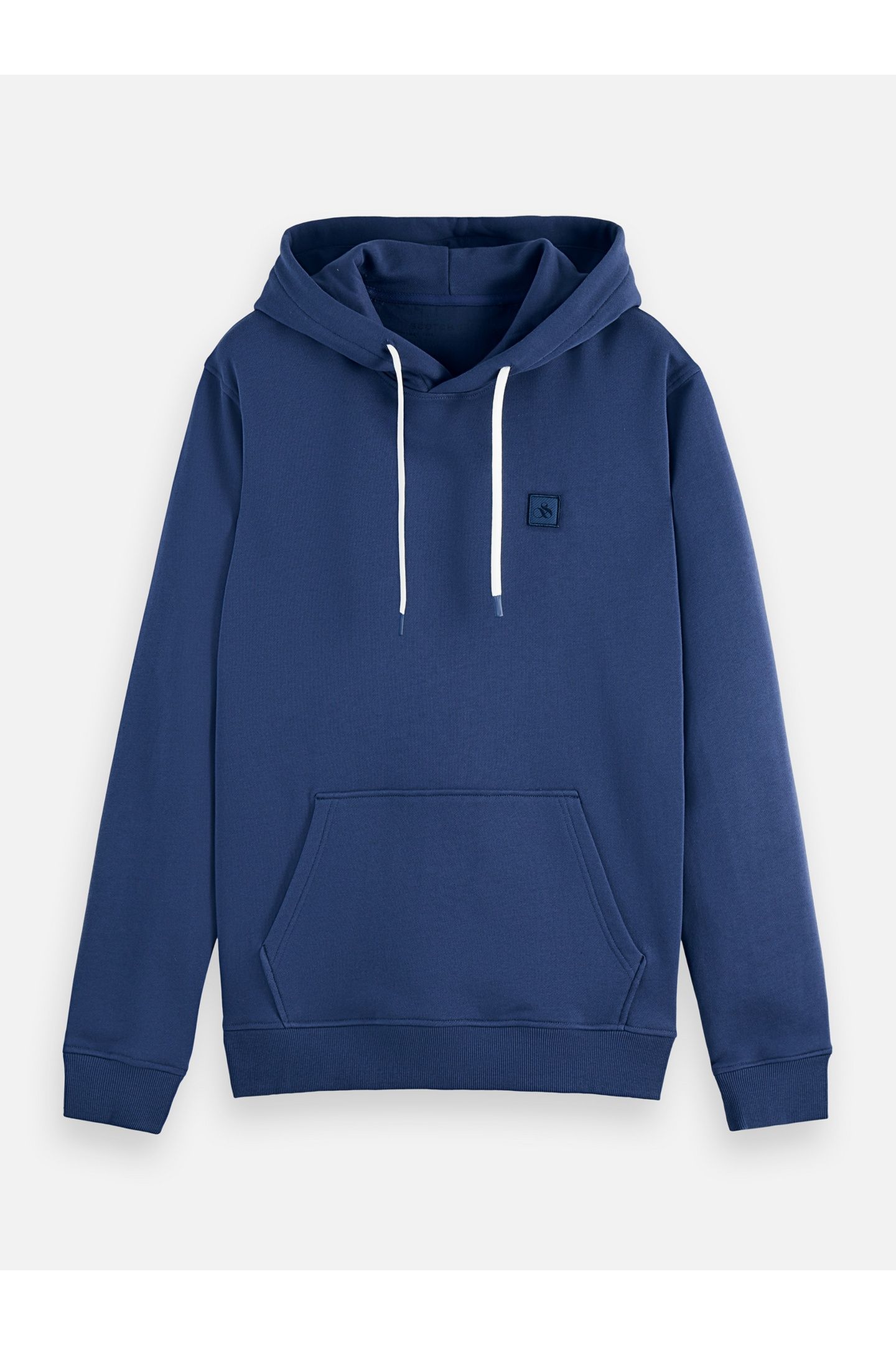 SEASONAL CORE LOGO BADGE REGULAR-FIT HOODIE NAVY 1