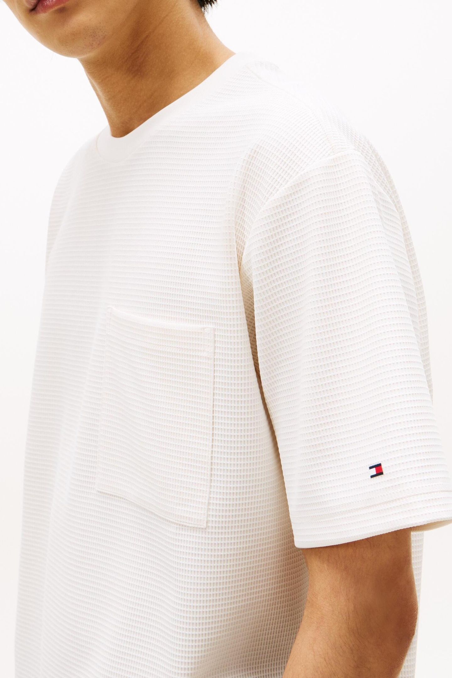 PERFORMANCE STRUCTURE TEE IVORY PETAL 3