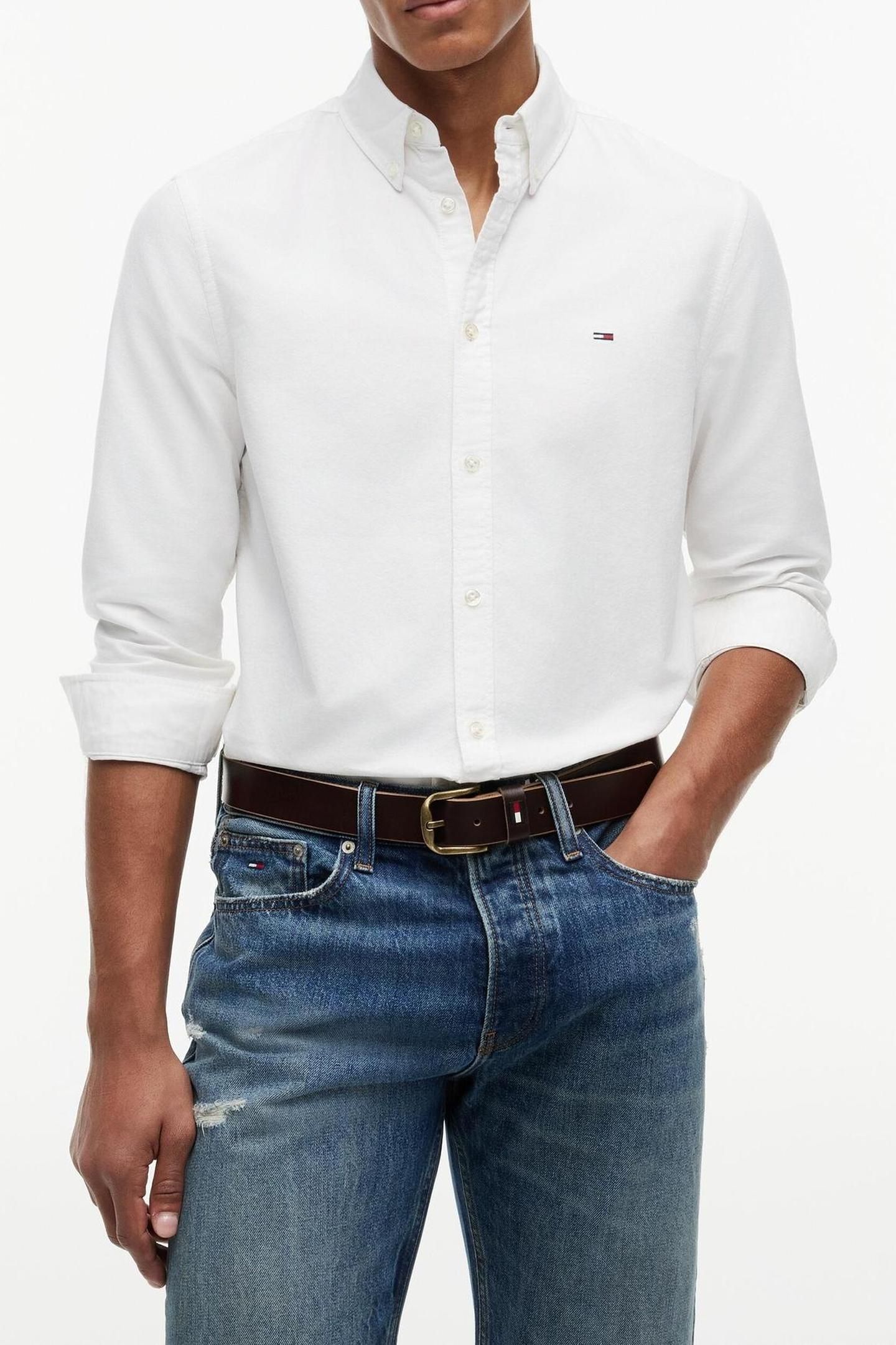TJM REG OXFORD SHIRT ECRU 2