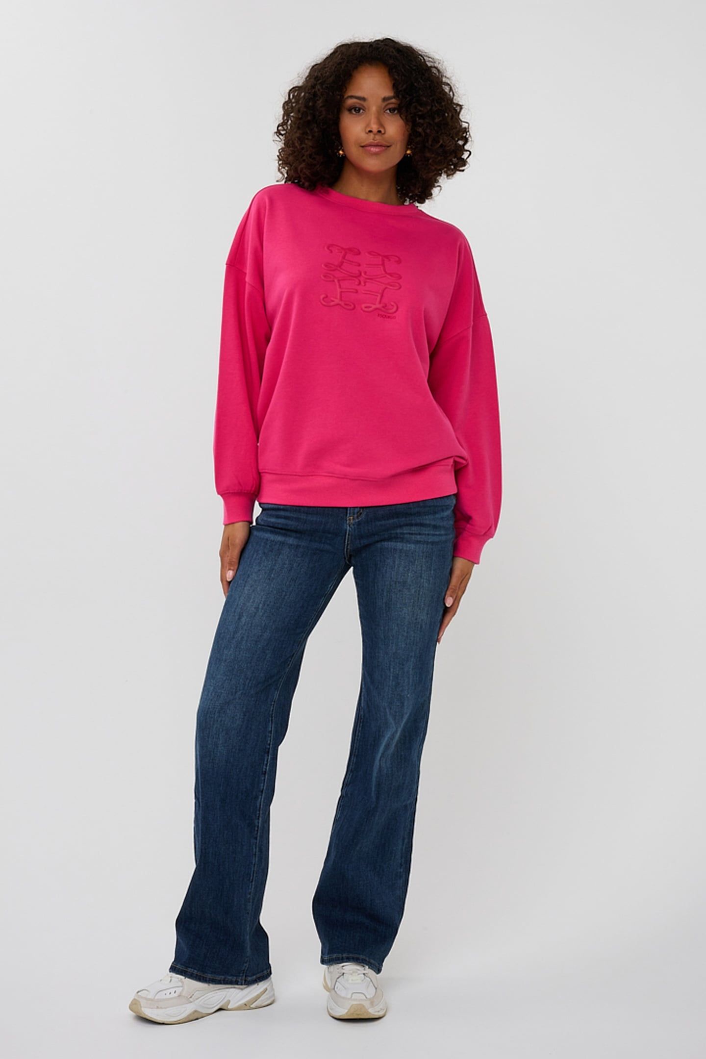 SWEATER EMBOSSED FRAMBOISE 2