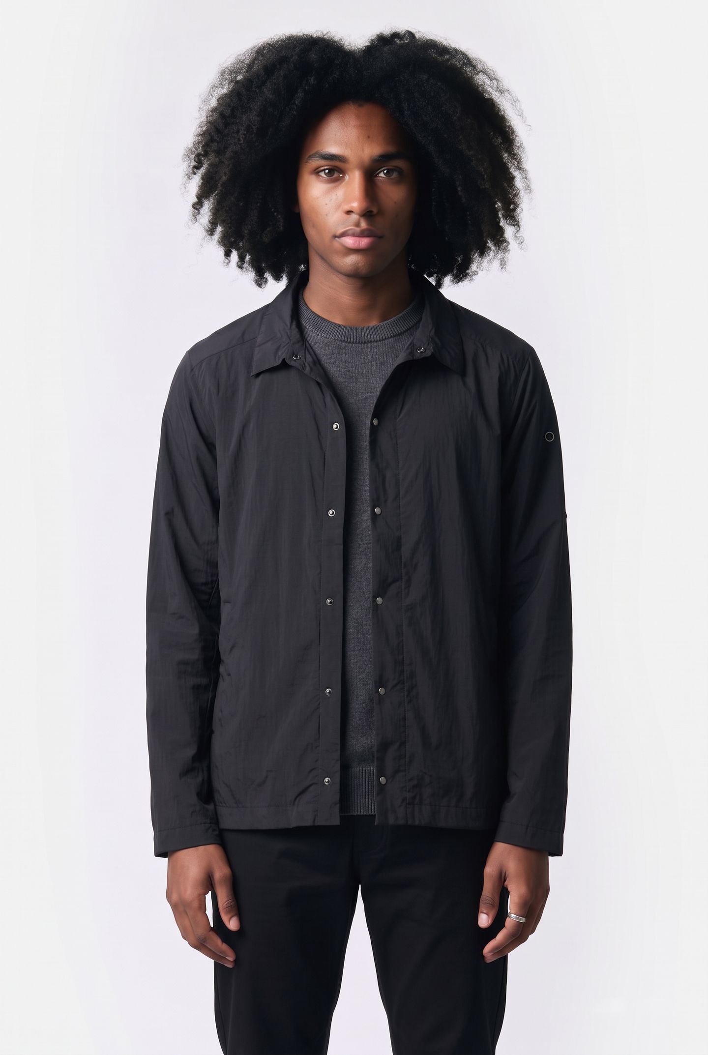 OSLO URBAN COMMUTE WINDBREAKER JACKET BLACK 1