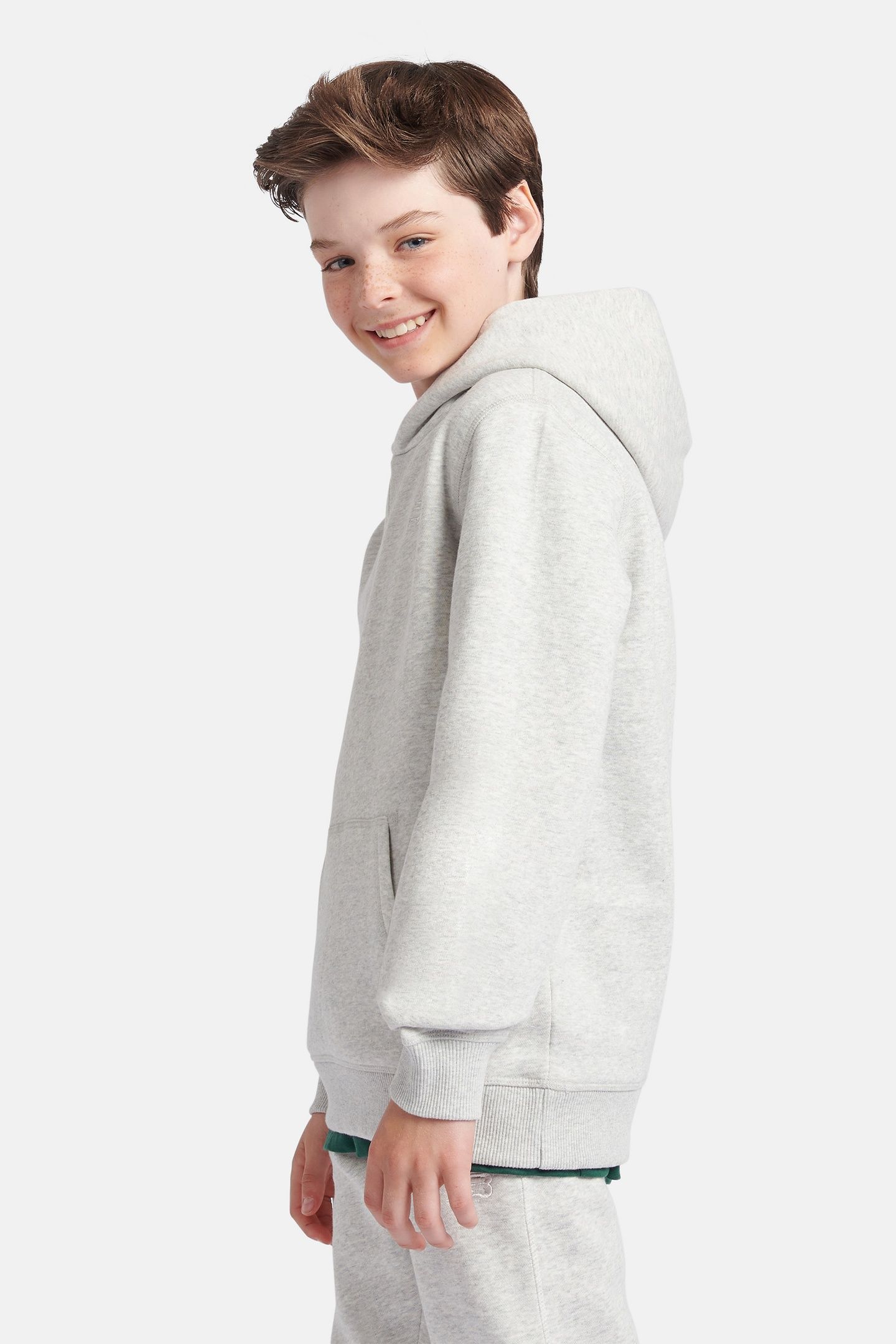GRADE BOYS BRUSH BACK SMALL LOGO HOODIE 7