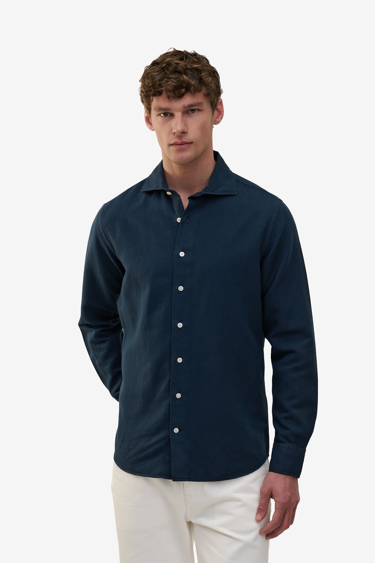 SPECIALIST COTTON LINEN NAVY 1