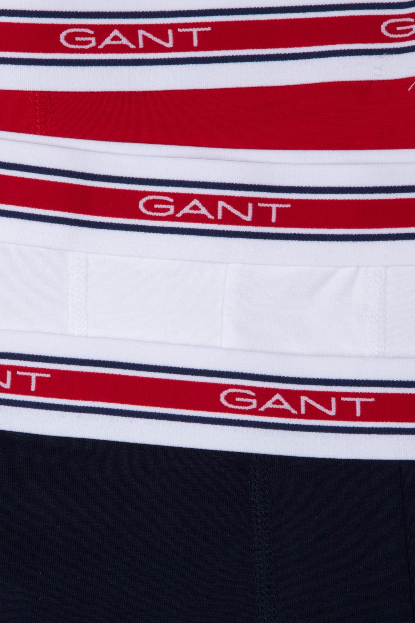 STRIPED WAISTBAND TRUNK 3-PACK WHITE 5