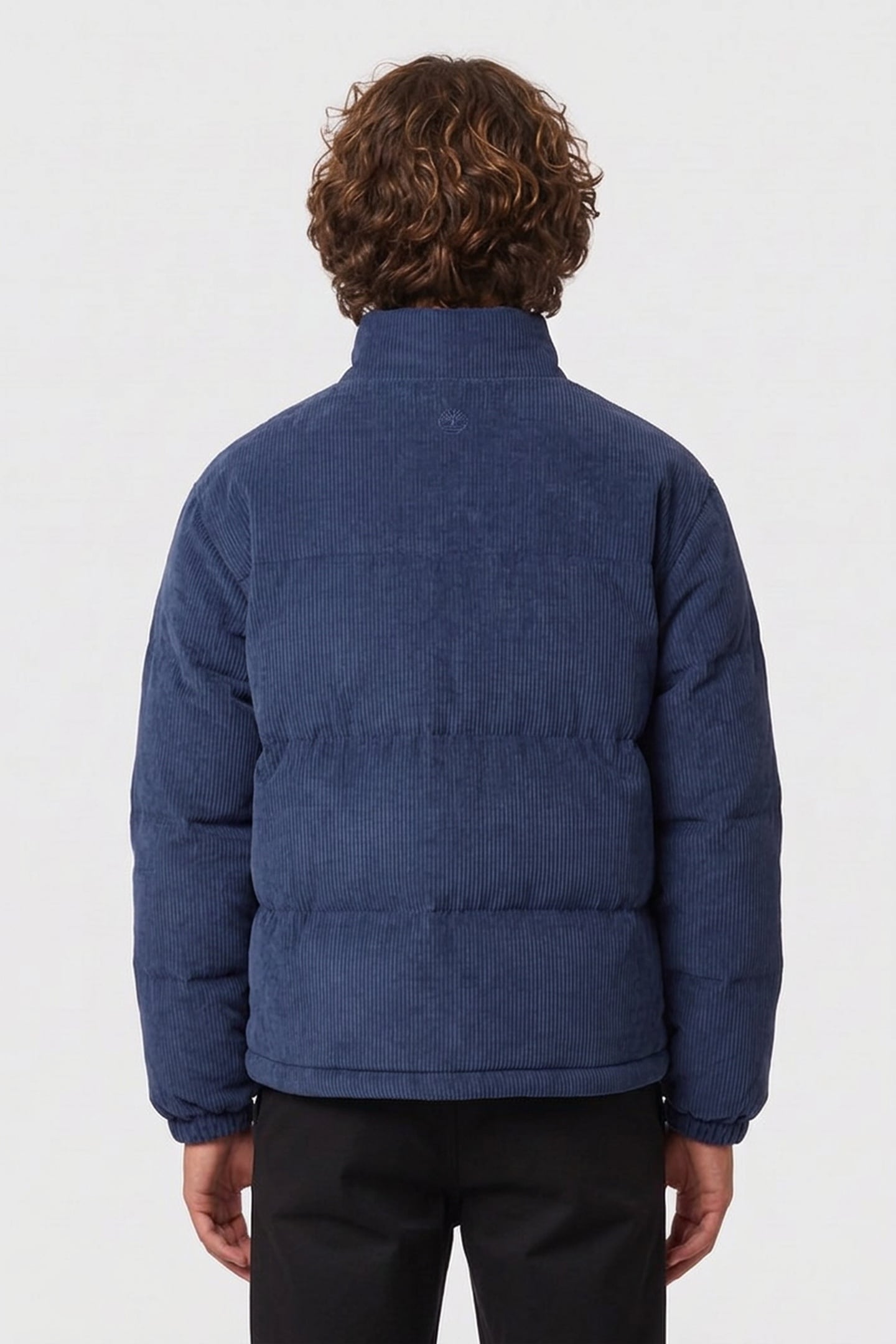 GOOSE EYE WATERPROOF DOWN CORDUROY JACKET PEACOAT 2