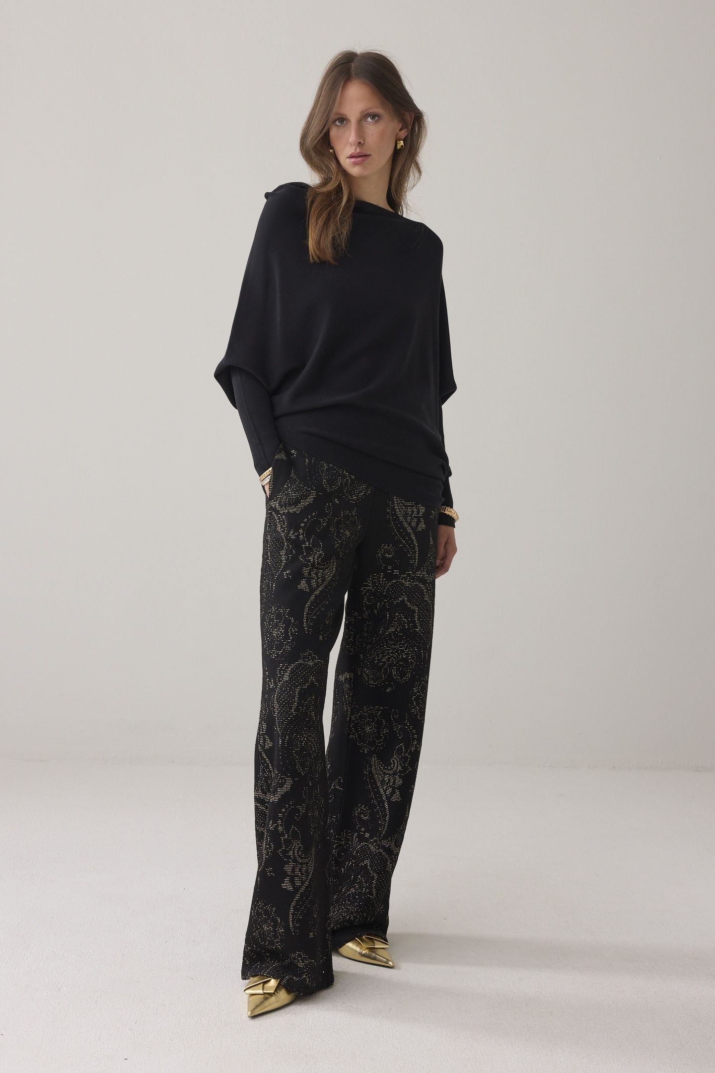 SWEATER VISCOSE BLEND KNIT BLACKS 3