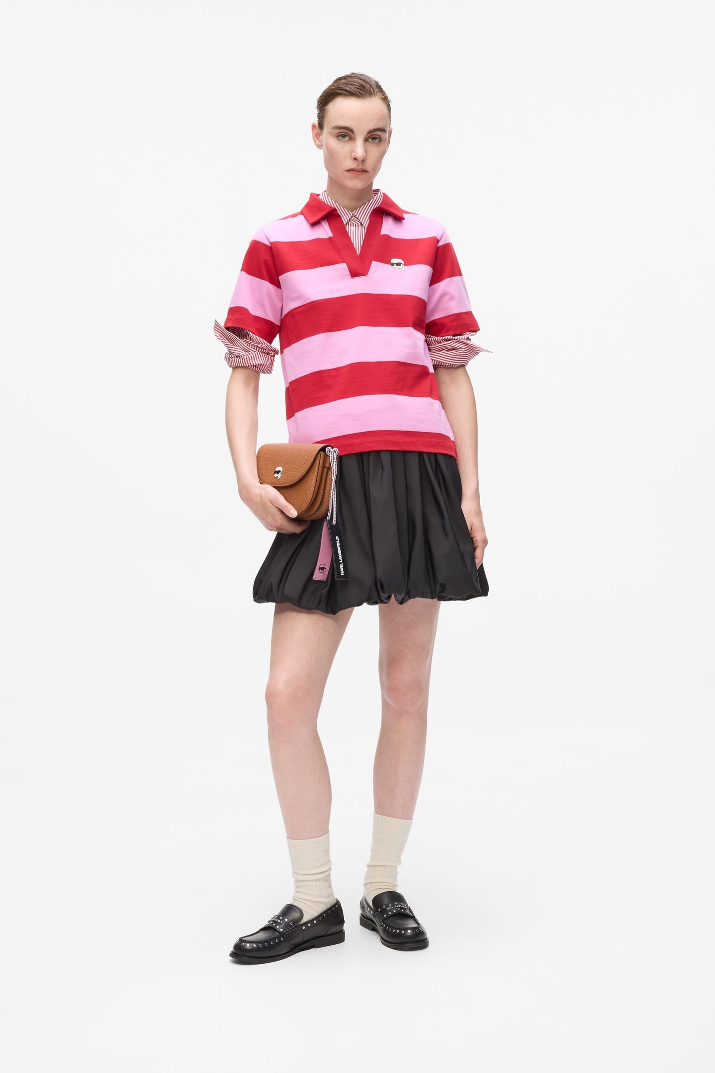 TAFFETA SKIRT BLACK 2
