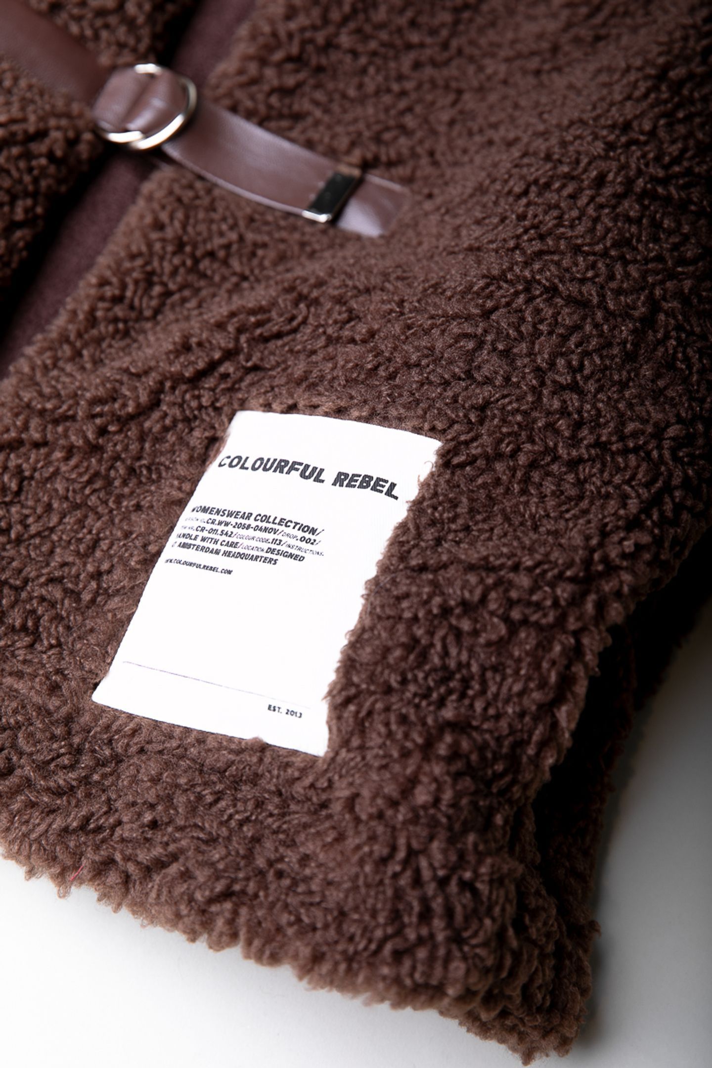 YADI TEDDY GILET BROWN 6
