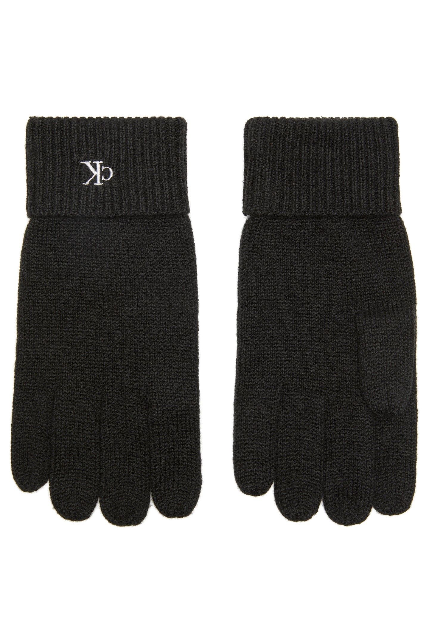 CK FINE RIB GLOVES BLACK 1