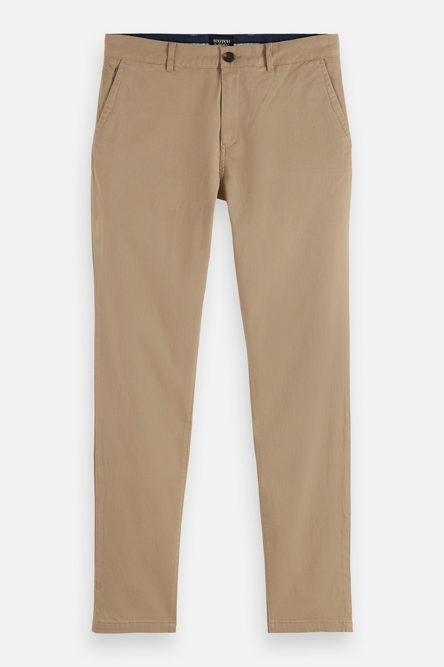 STUART COTTON-BLEND TWILL CHINO MEDIUM BEIGE 4