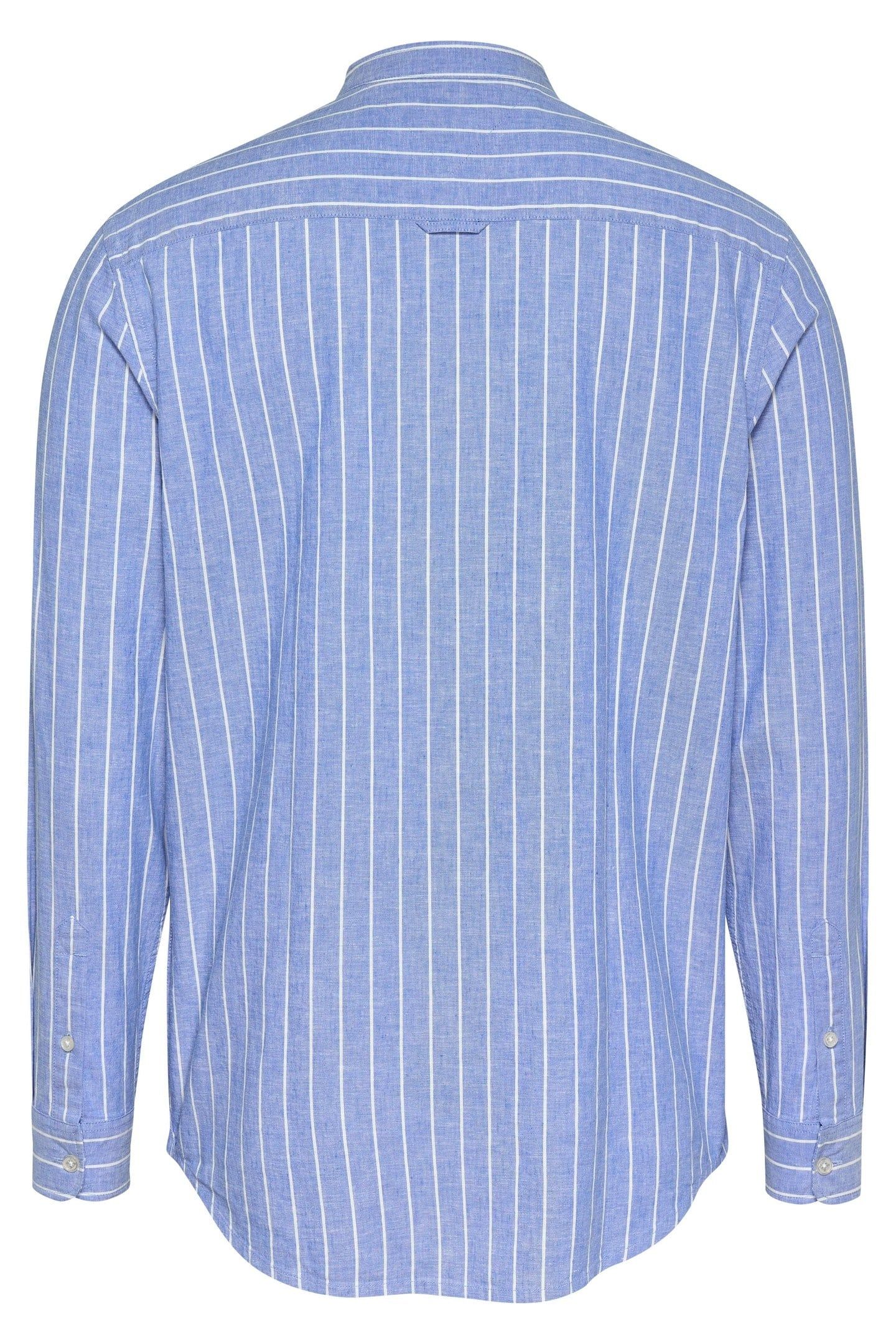 TJM LINEN MIX BAND TEMPO BLUE/ECRU 2