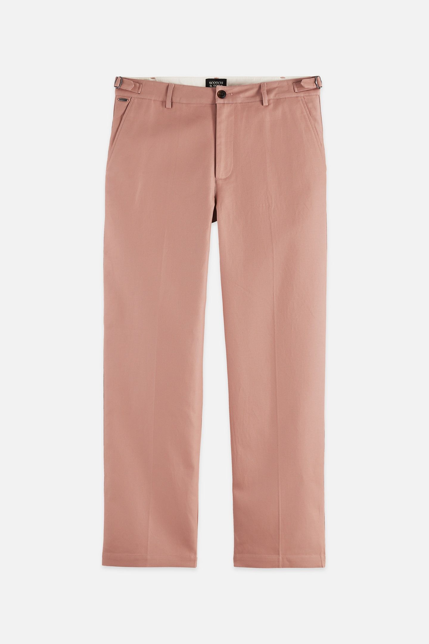 OTIS COTTON-TWILL RELAXED STRAIGHT-FIT CHINO DARK PINK 4