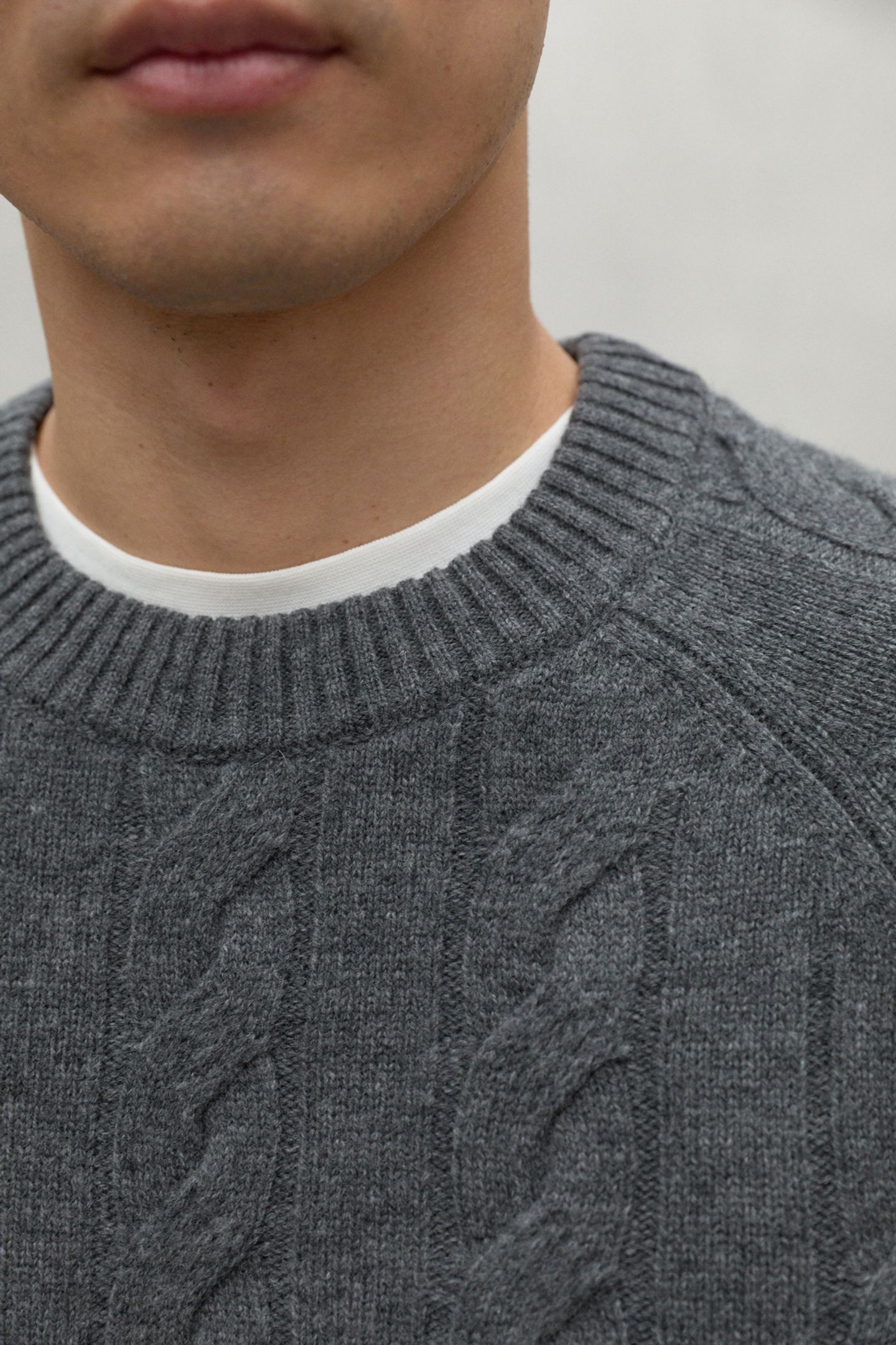 TILOALF KNIT MEDIUM GREY MELANGE 6