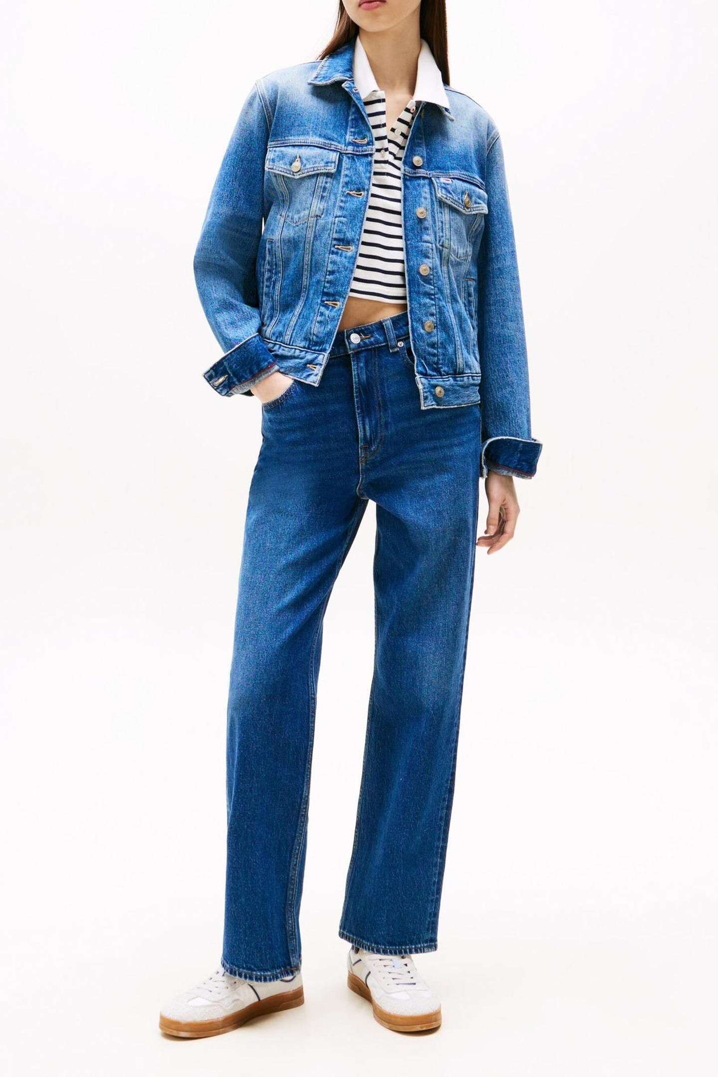 LAYLA HIGH RISE SLIM STRAIGHT DENIM DARK 4