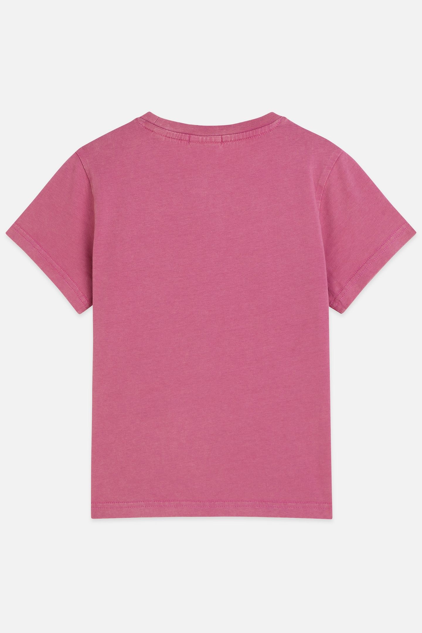 GIRLS FRONT ARTWORK GARMENTDYED RELAXEDFIT TSHIRT DARK PINK 2