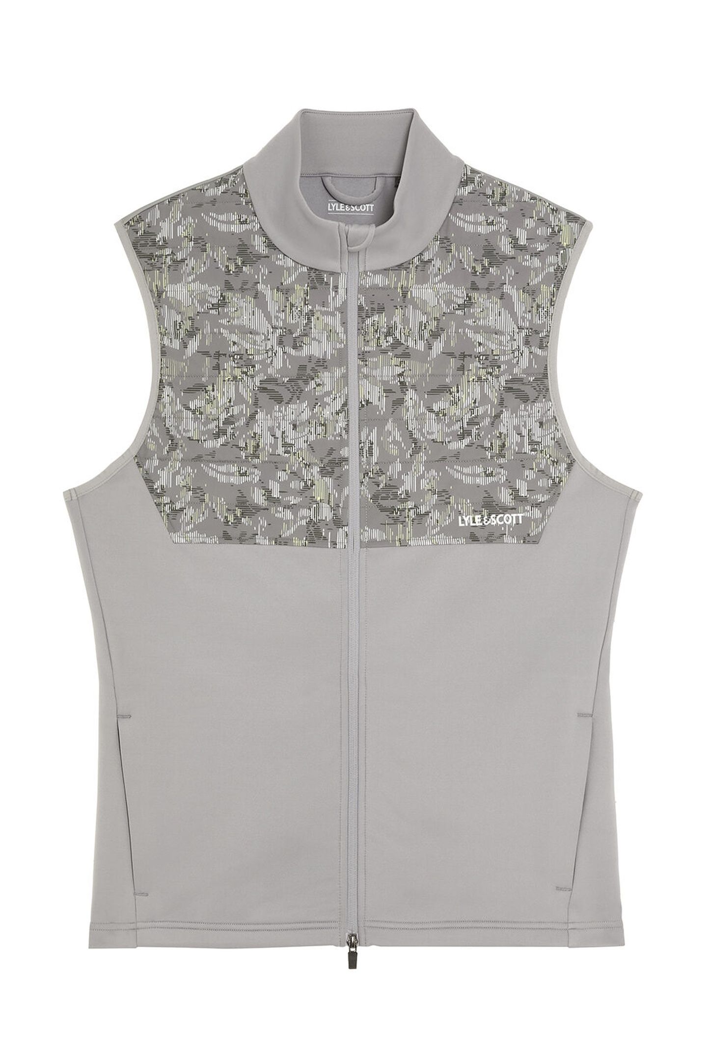 GOLF PRINTED WINDJAMMER FULL ZIP VEST TRUE IRON 4