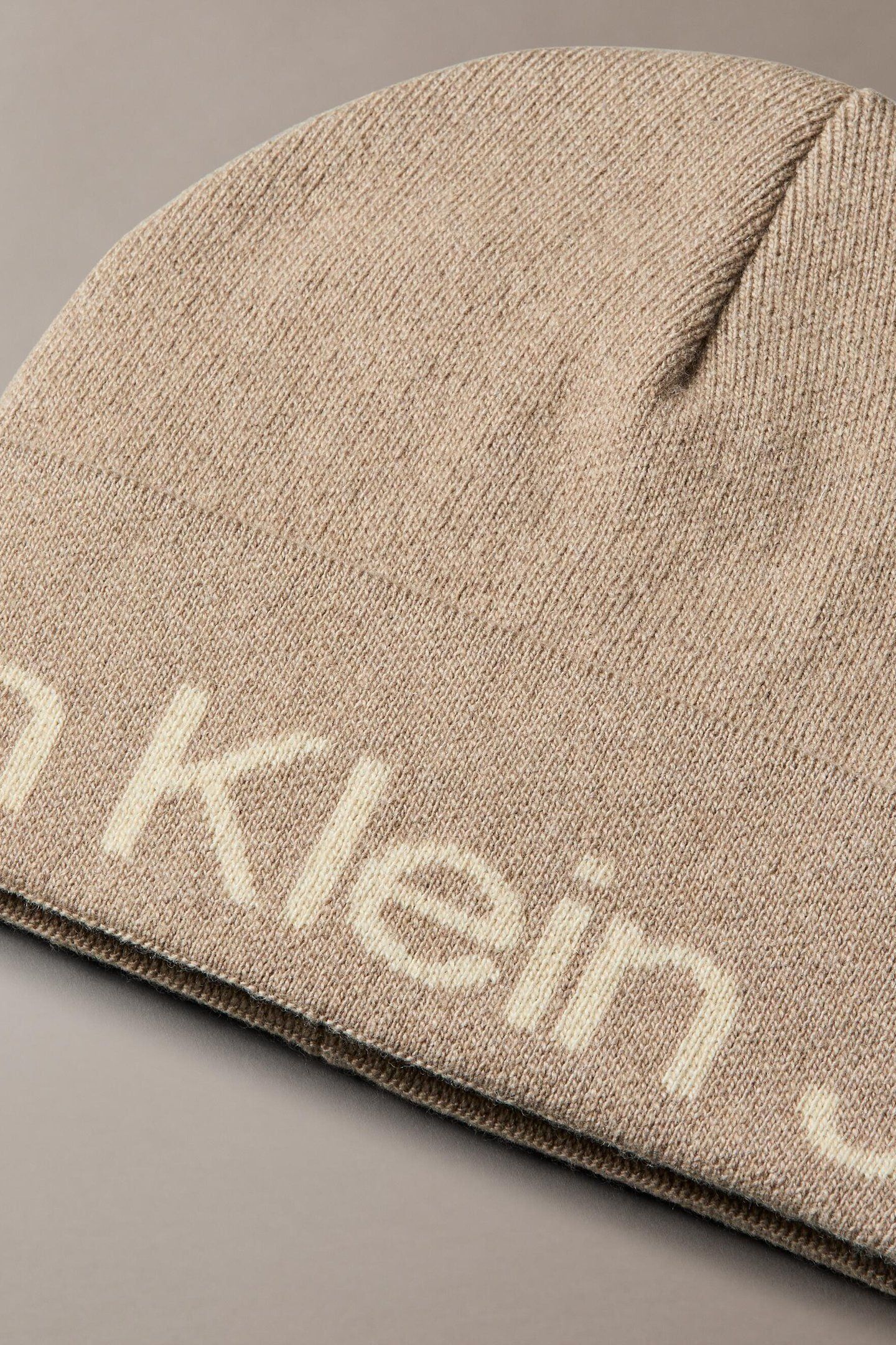 LOGO BEANIE PLAZA TAUPE 3