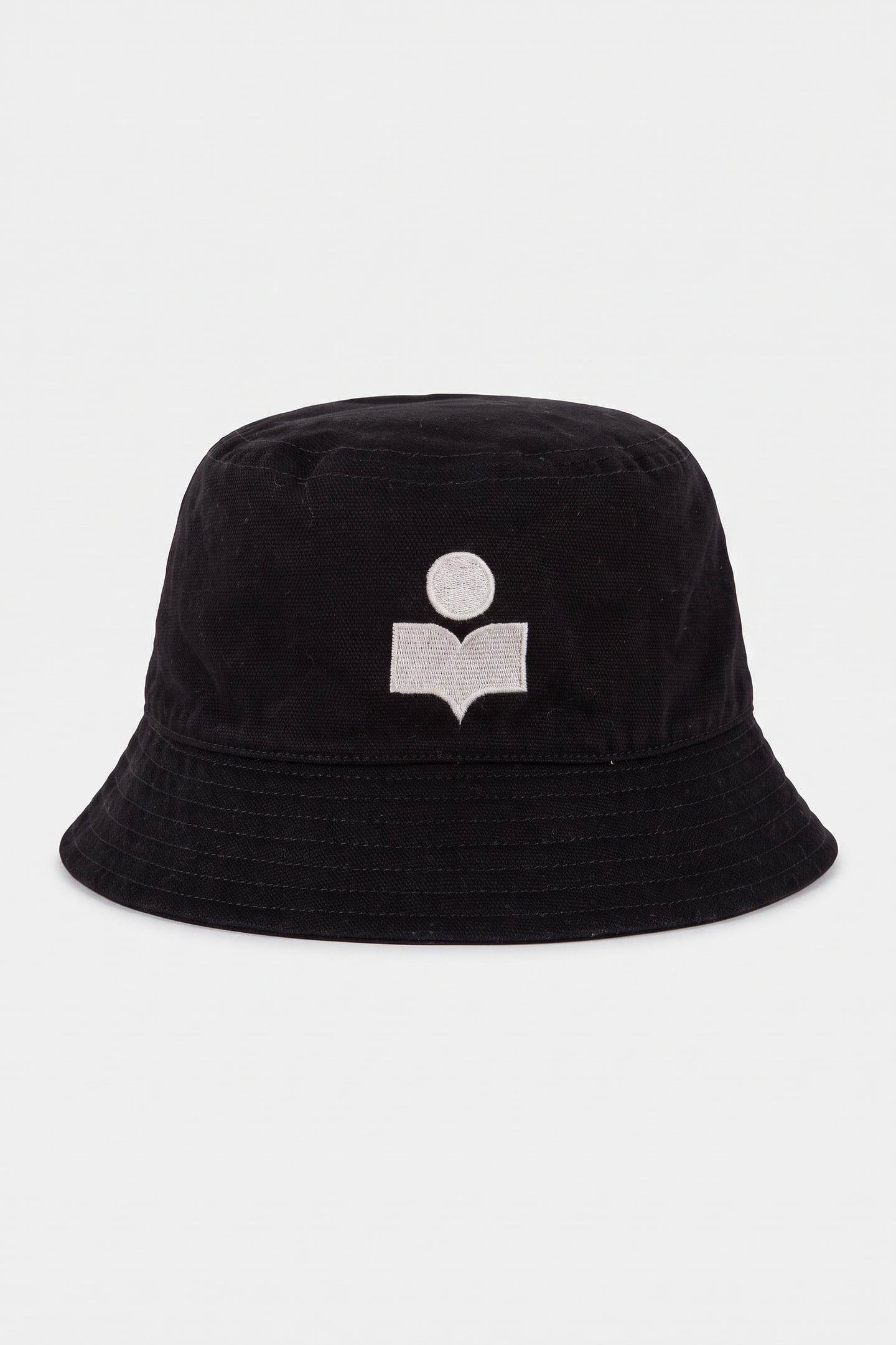 HALEY HAT BLACK ECRU 1