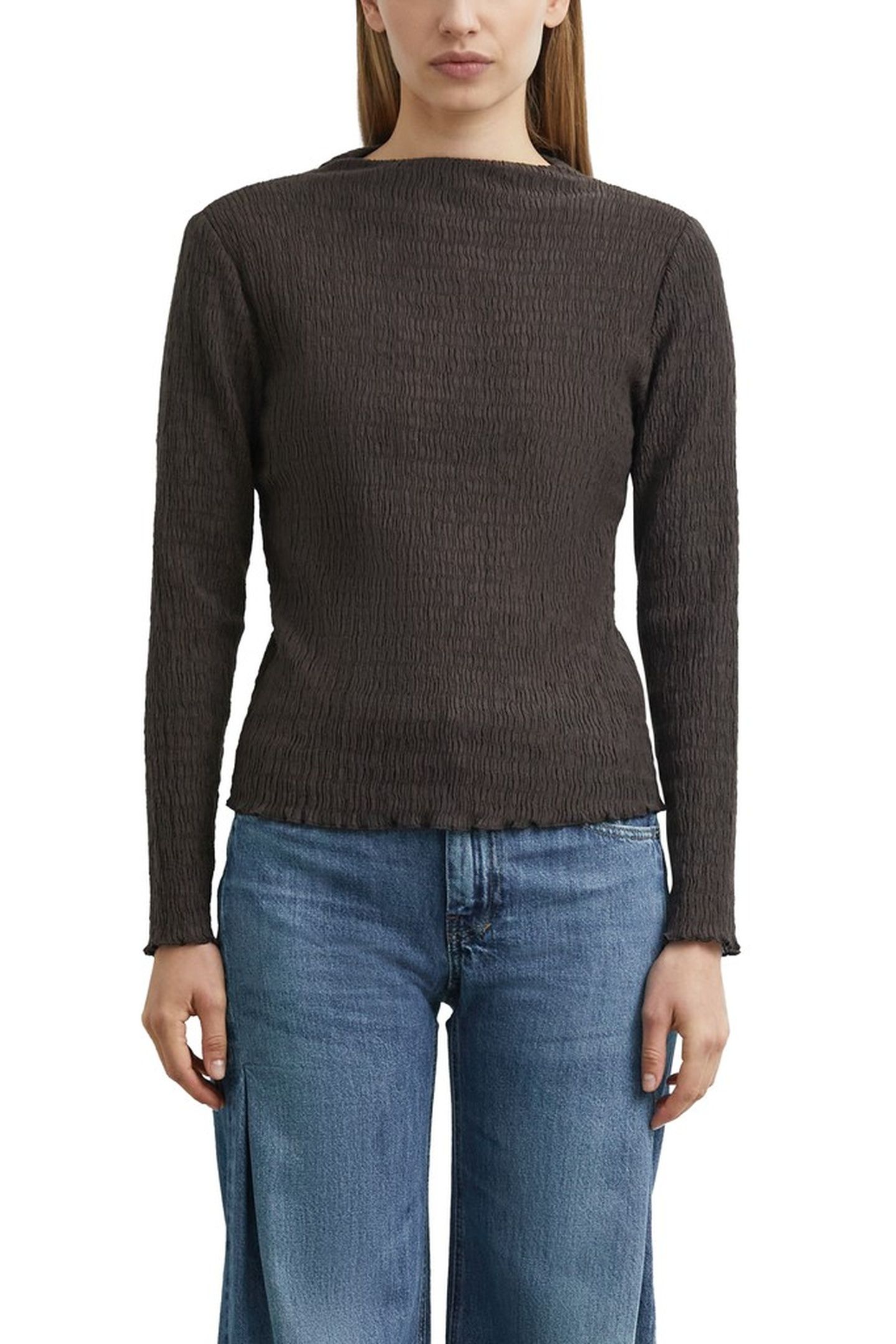 COMMA T-SHIRTS BROWN 1