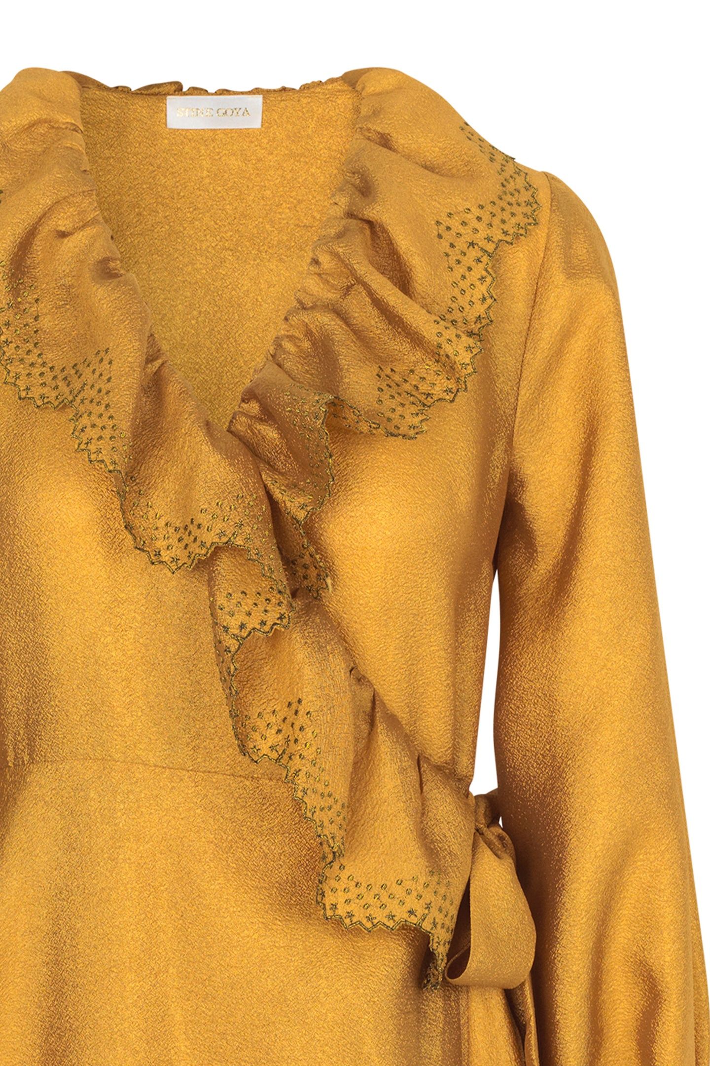 STEFFI DRESS LONG GOLD 3