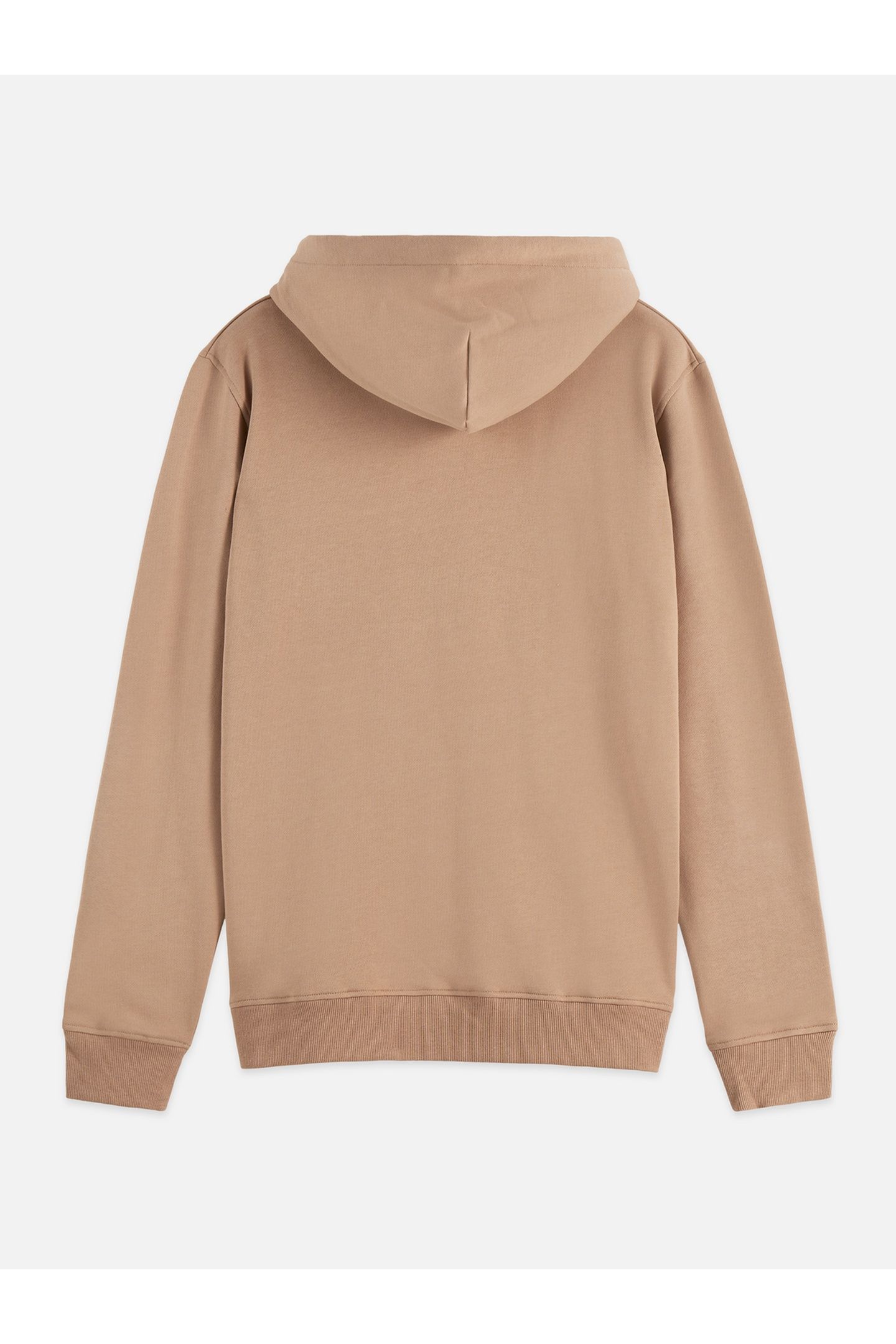 SEASONAL CORE LOGO BADGE REGULAR-FIT HOODIE LT PASTEL BROWN 2