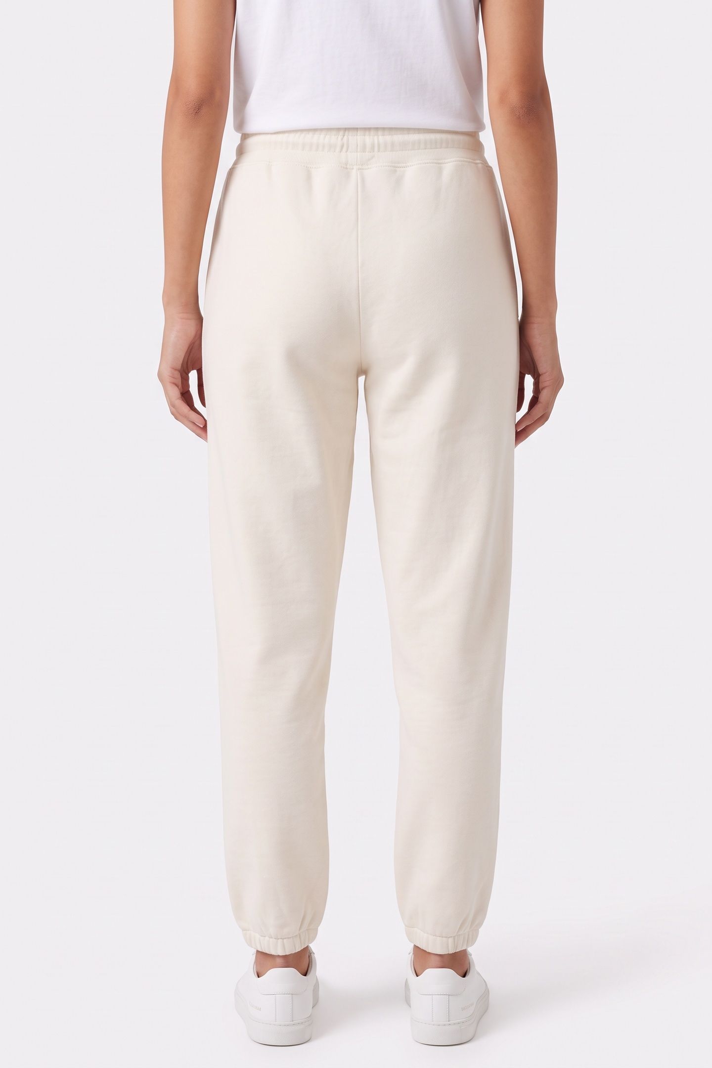 FLATLOCK RELAXED JOGGER PANTS OFF WHITE 2