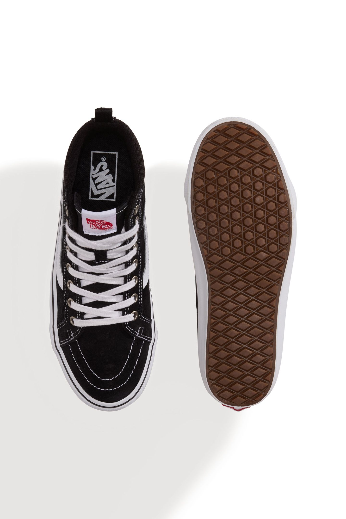 UNISEX SK8-HI INSULATED BLACK/WHITE 5