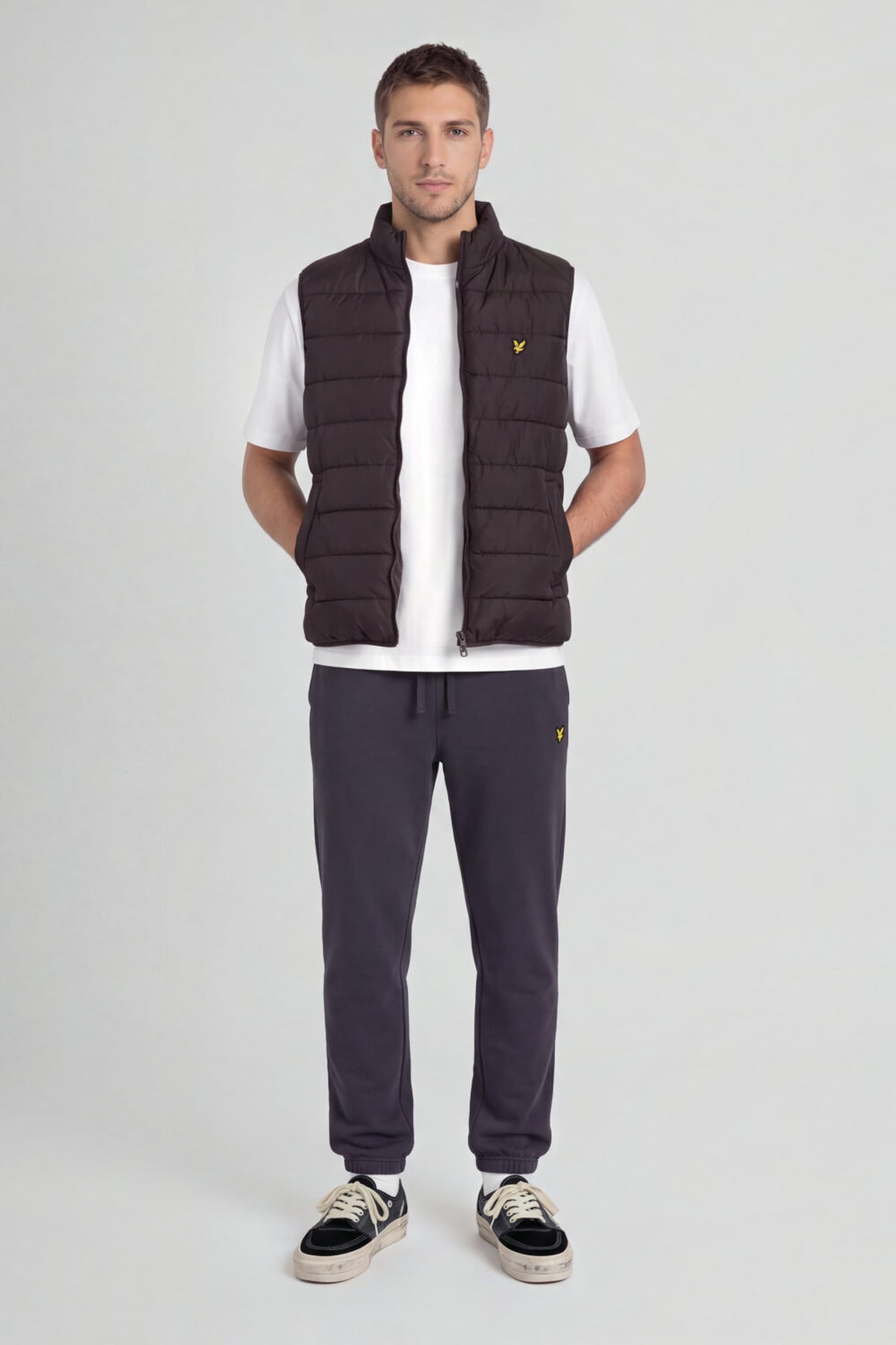 QUILTED PUFFER GILET SADDLE 3