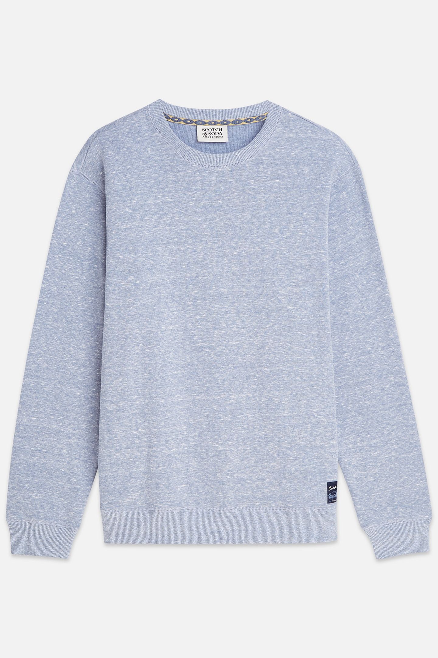 MELANGE REGULARFIT SWEATSHIRT NAVY 1