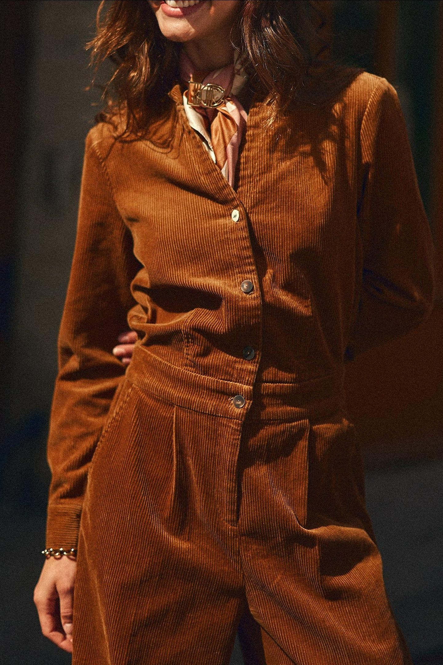 CAMEL CORDUROY JUMPSUIT 8