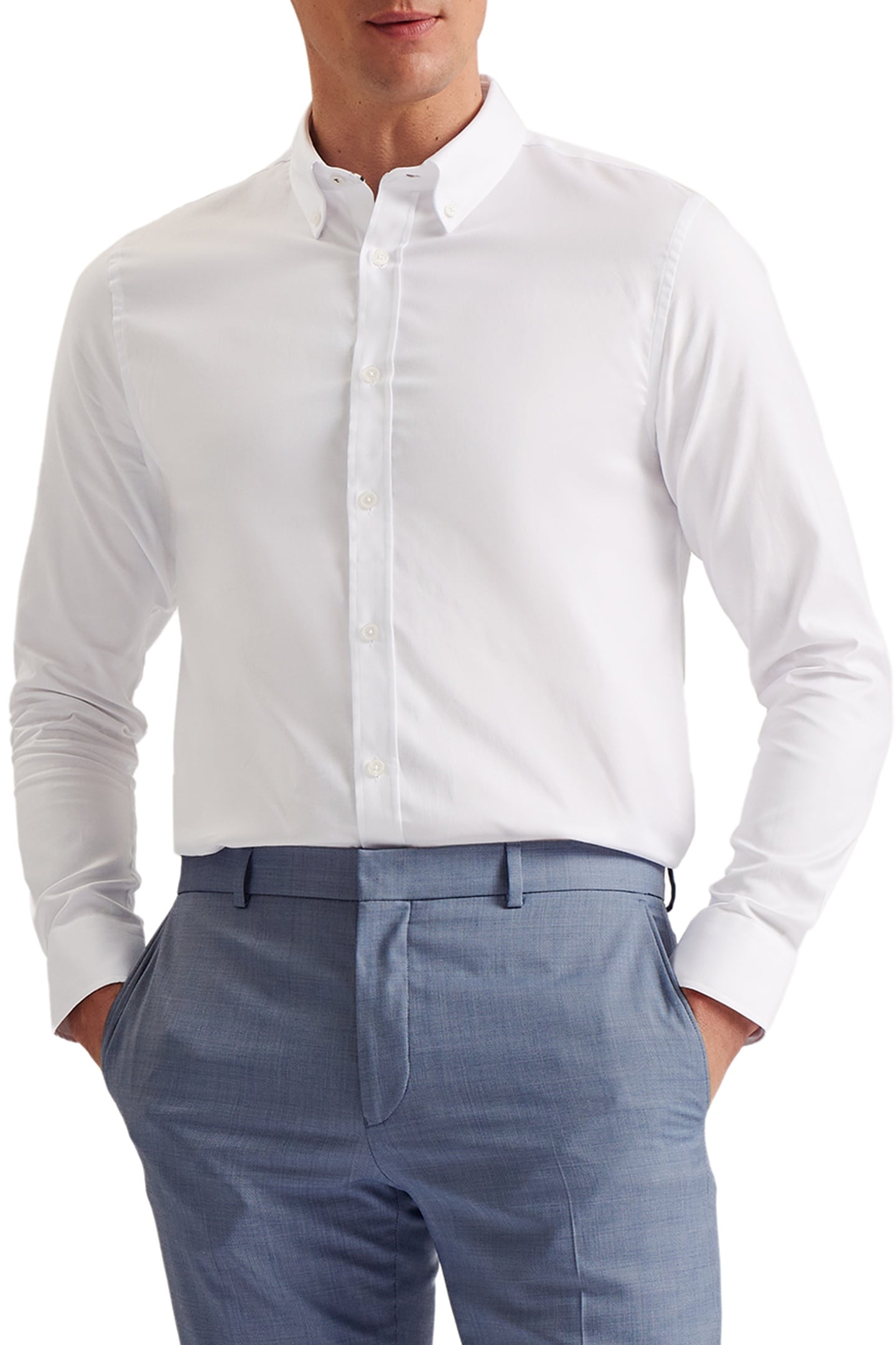 ALLARDO LS REGULAR PREMIUM OXFORD SHIRT WHITE 2