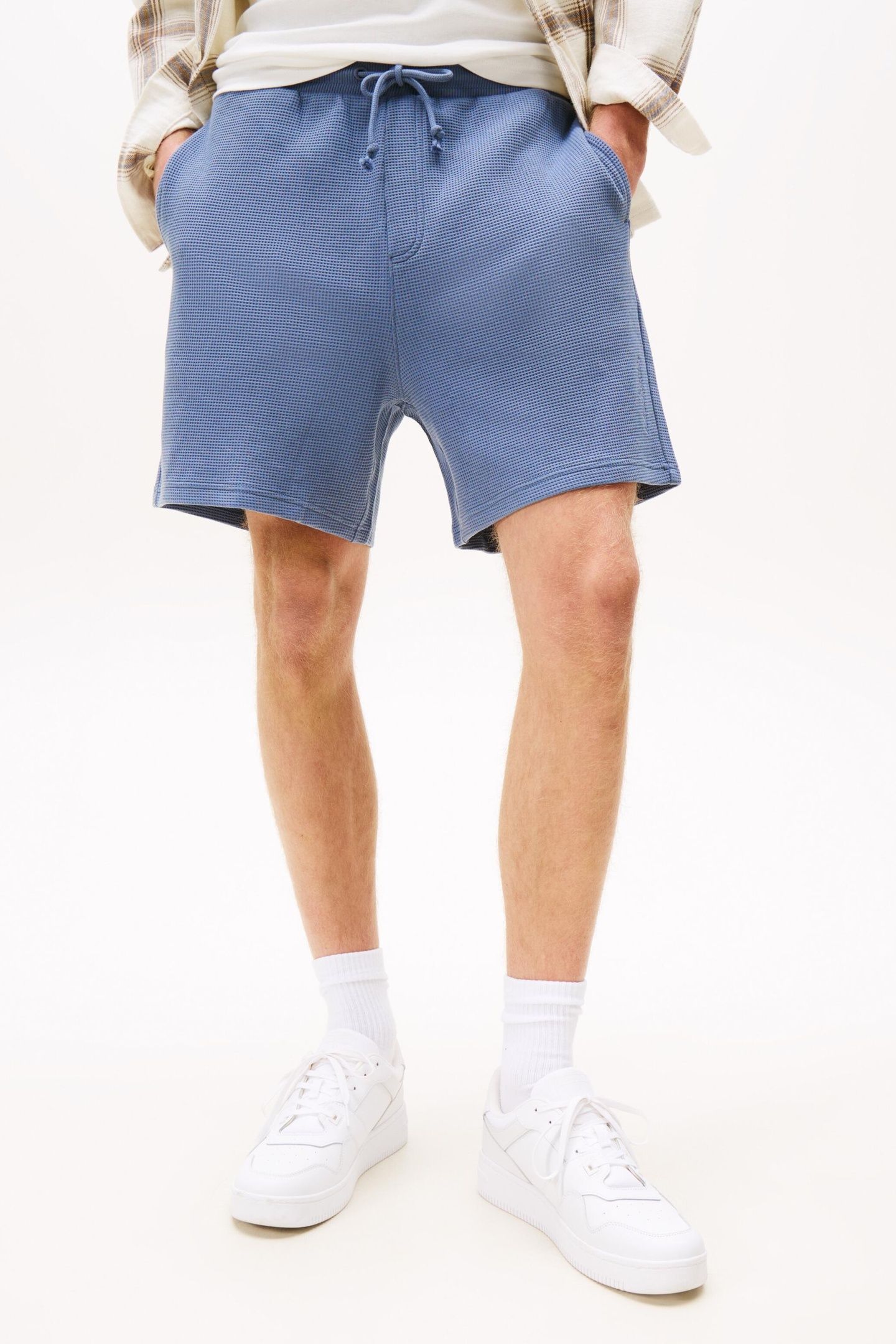 TJM RELAXED WAFFLE SCRIP BLUE MOMENT 1