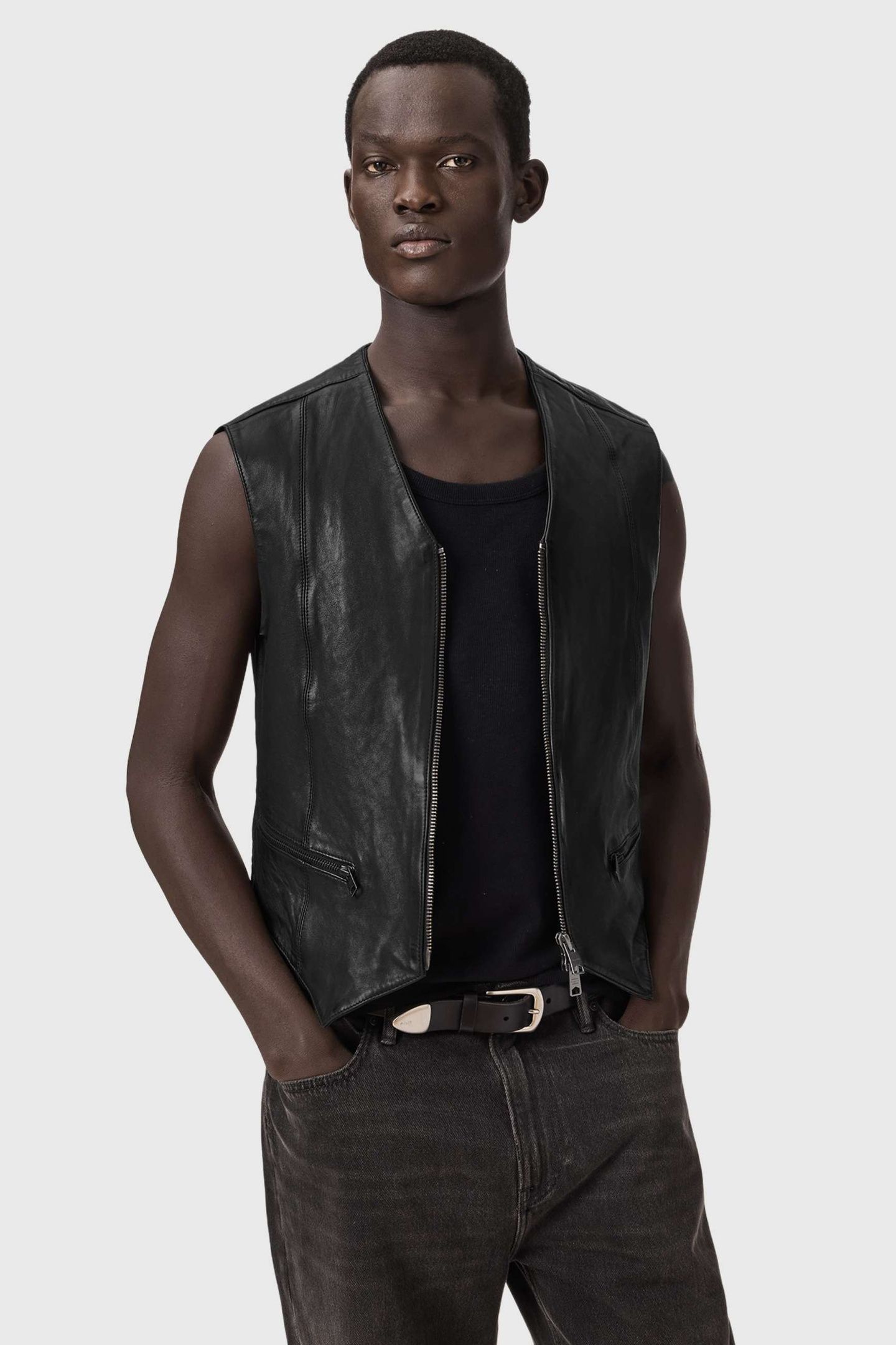 DAVIES WAISTCOAT BLACK 1