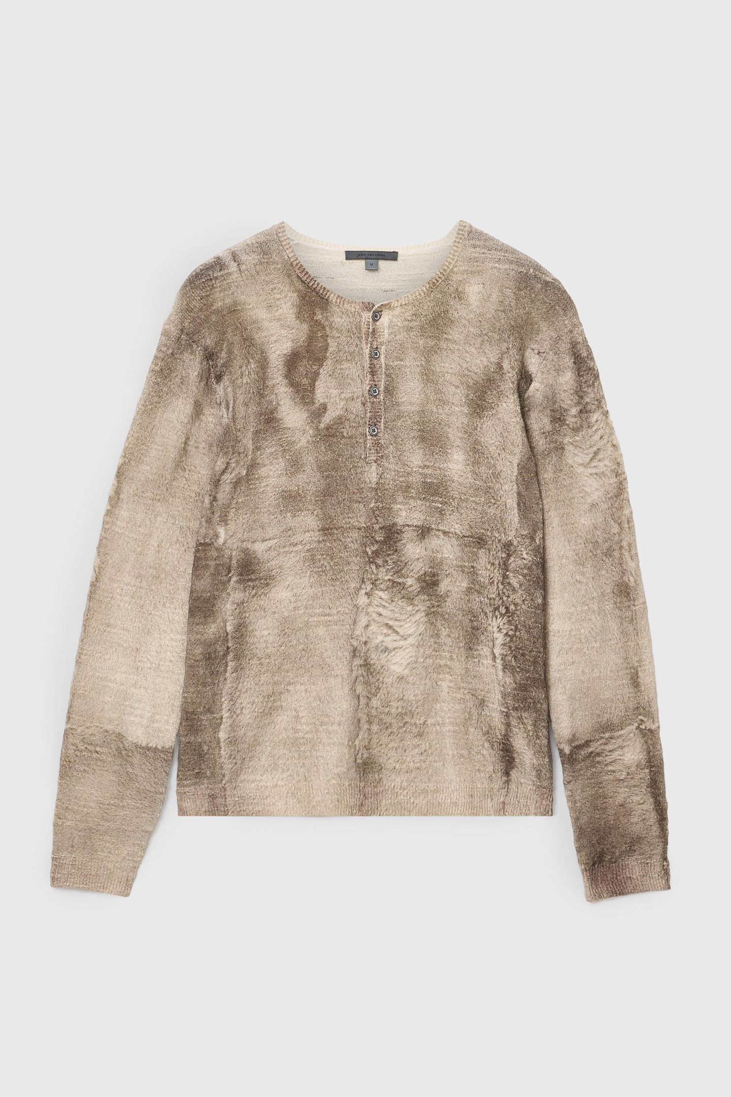 FERNO REGULAR FIT LS HENLEY IN ORGANIC S NUTMEG 2