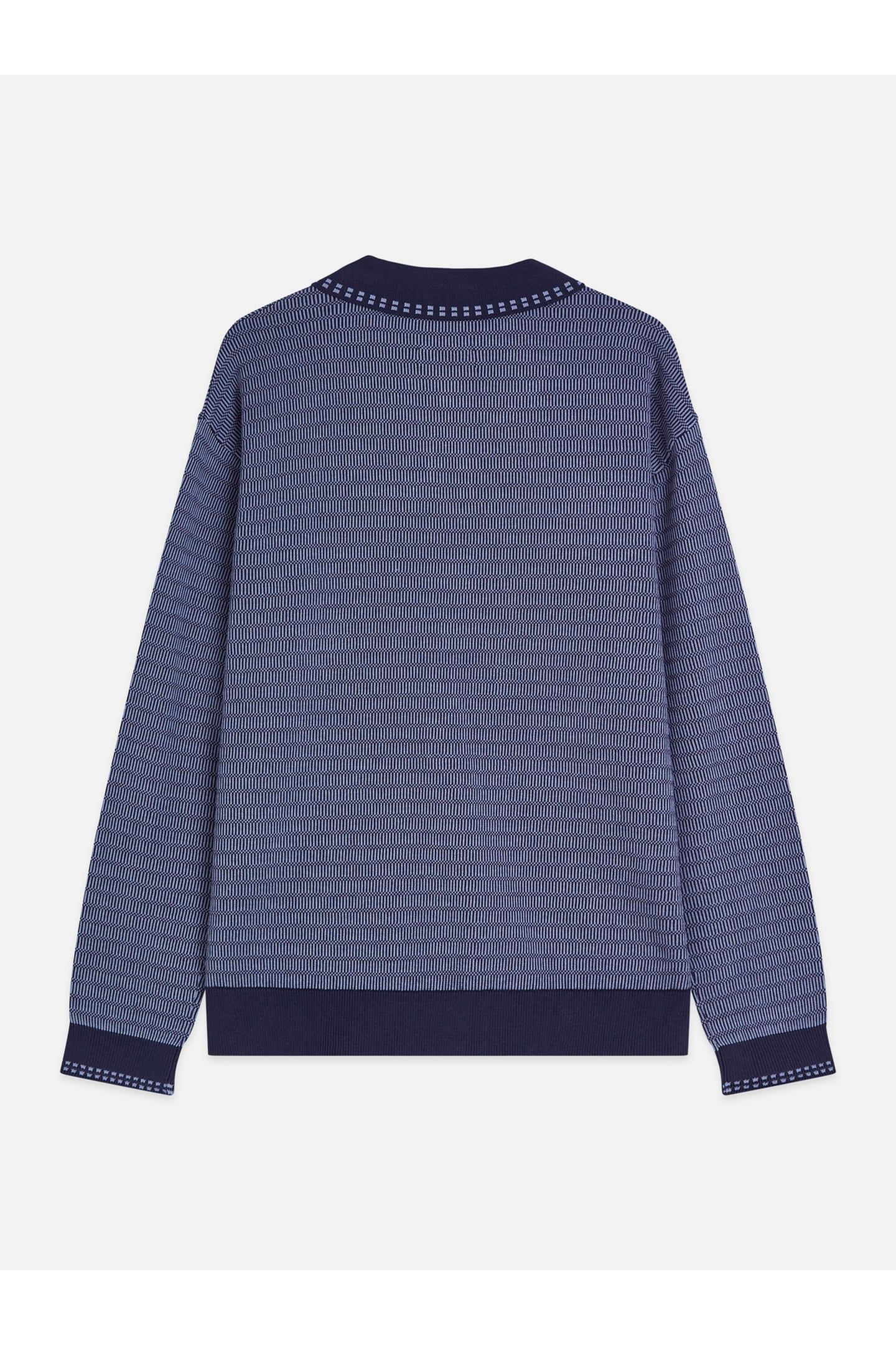POLO DROPPED SHOULDER CARDIGAN NAVY 2