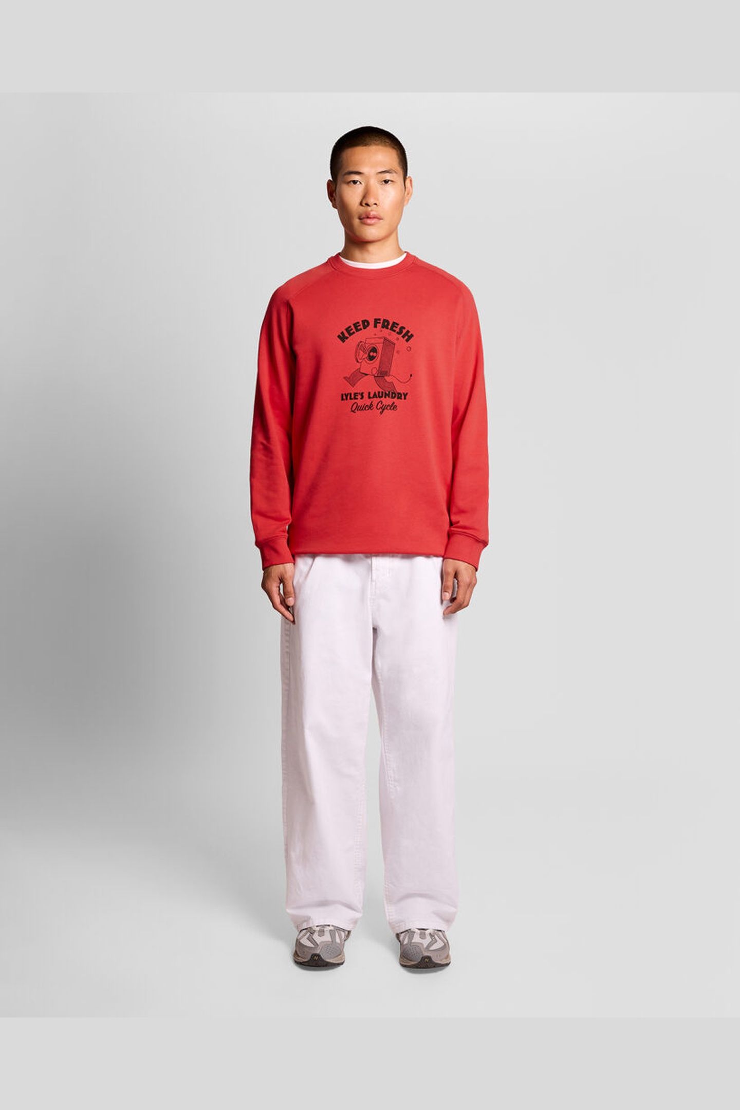 KEEP FRESH GRAPHIC SWEATSHIRT CHERRY RED 3