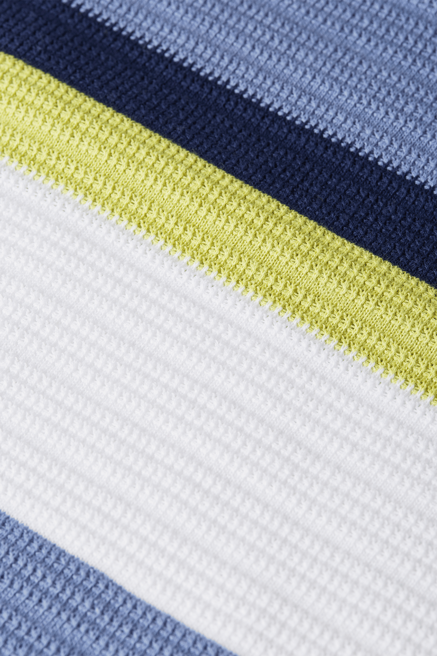 STRUCTURED STRIPED KNITTED POLO WHITE/PASTEL 3