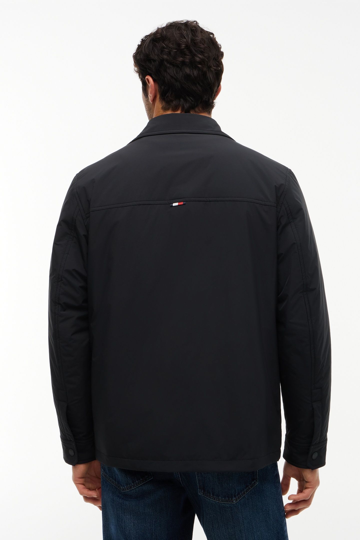 PACKABLE LIGHTWEIGHT SHIRT JACKET BLACK 2