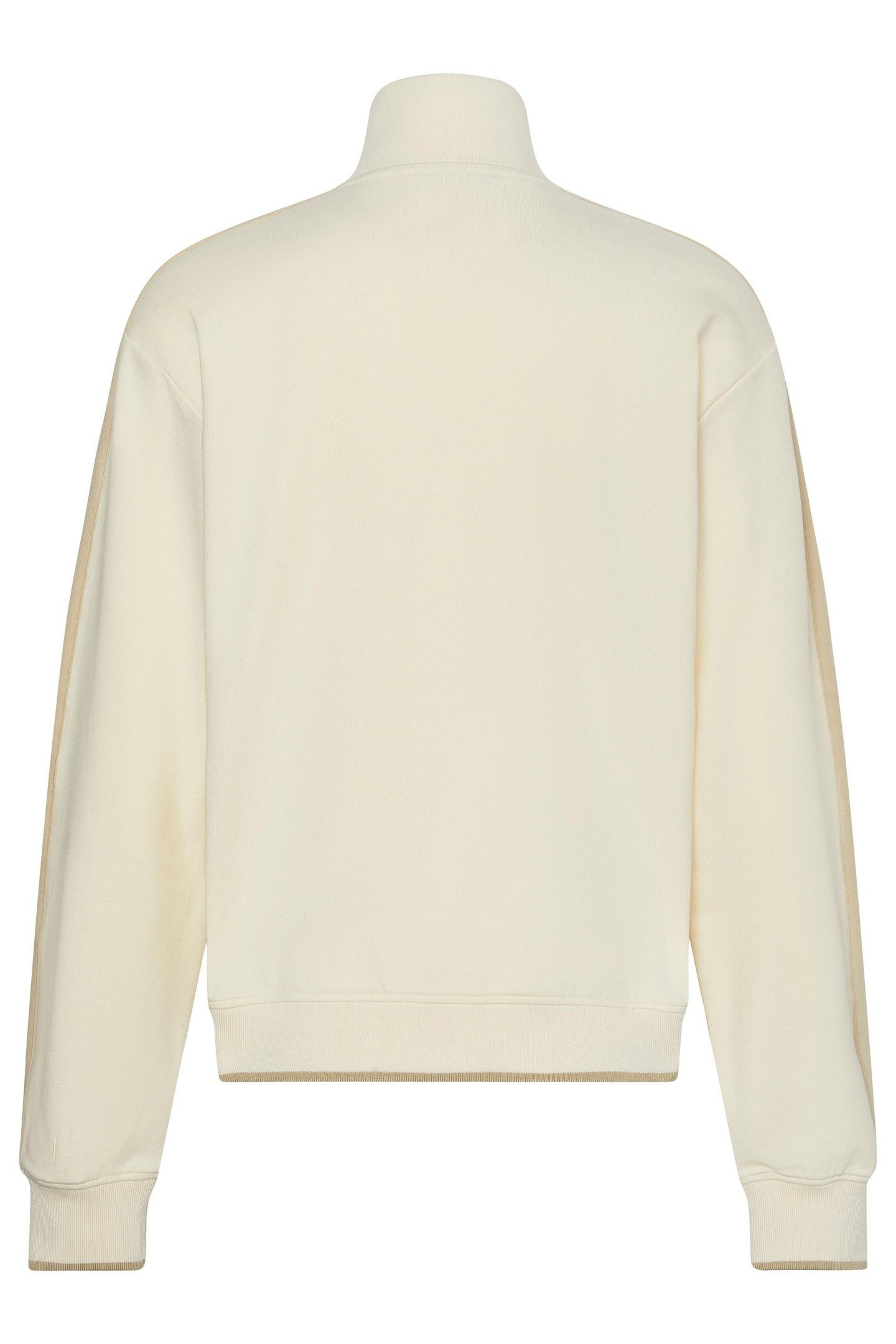 LS STRETCH TERRY FULL ZIP ANTIQUE WHITE 2